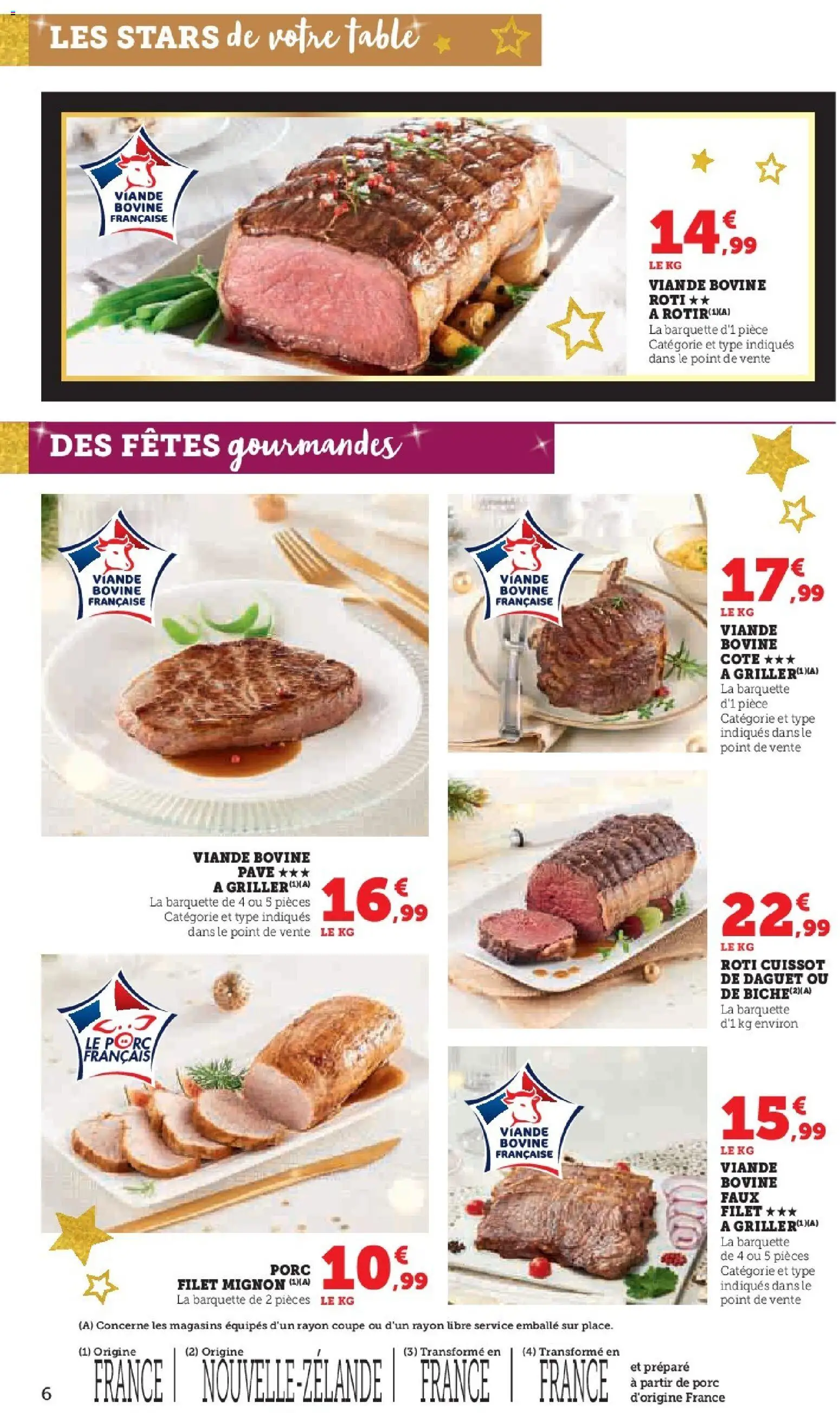 {H1} | Page: 6 | Produits: Viande, Porc, Porc filet mignon, Viande bovine