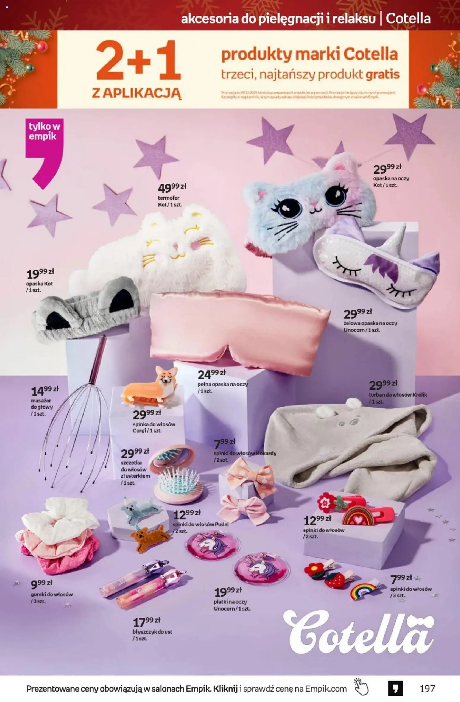 Empik promocje - Tom kultury Zabawki od 26.11.2025 | Strona: 74 | Produkty: Szczotka, Błyszczyk, Płatki