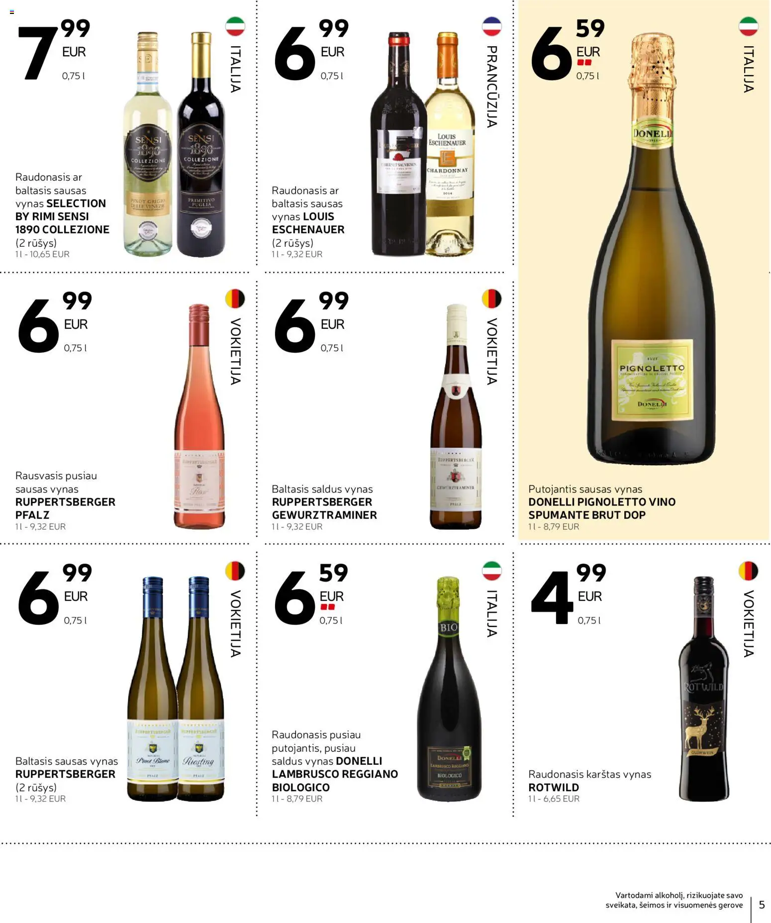 Rimi akcijos nuo 18.11.2025 | Puslapis: 5 | Prekių: Vynas