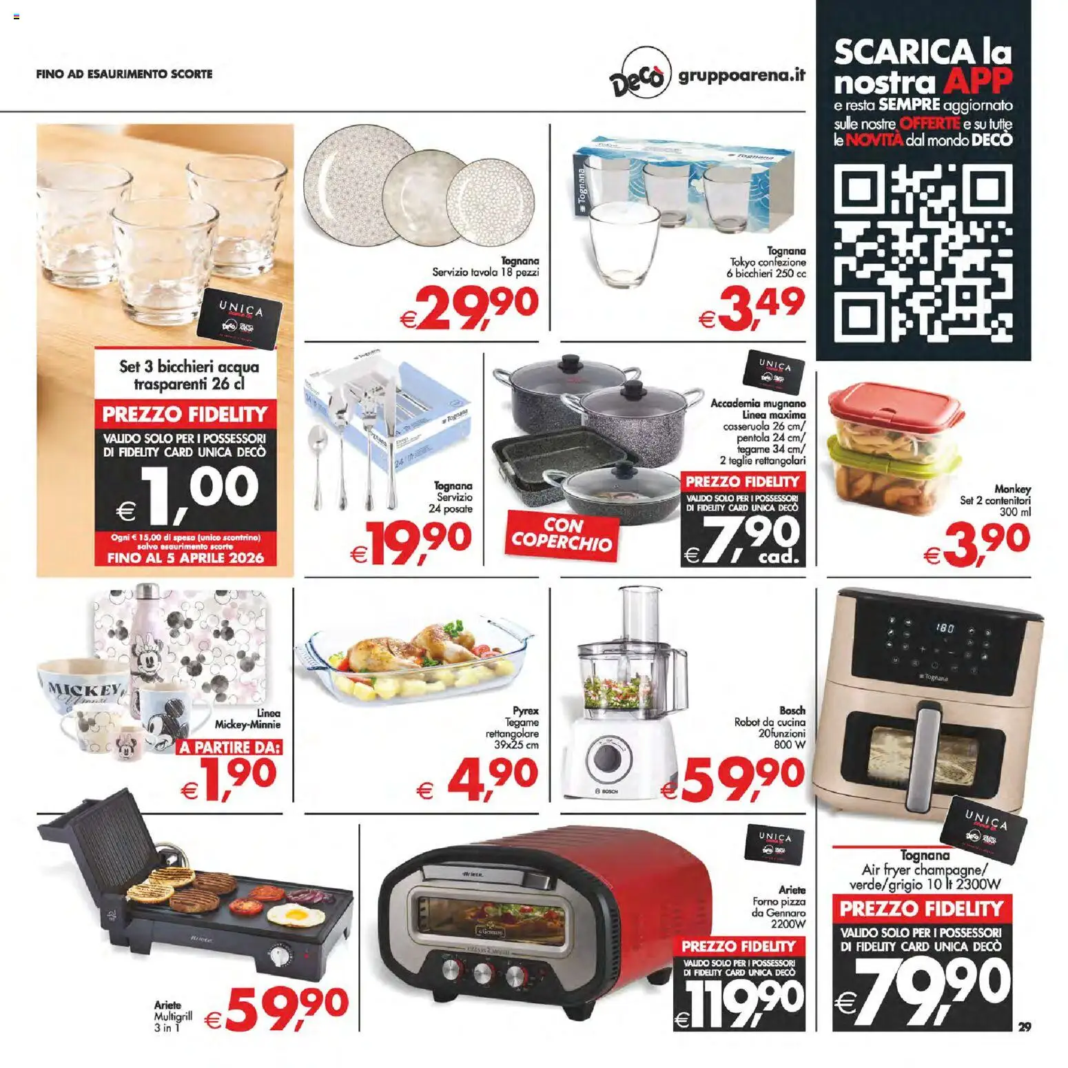 Volantino Decò del 24.02.2026 | Pagina: 38 | Prodotti: Posate, Forno, Robot, Robot da cucina