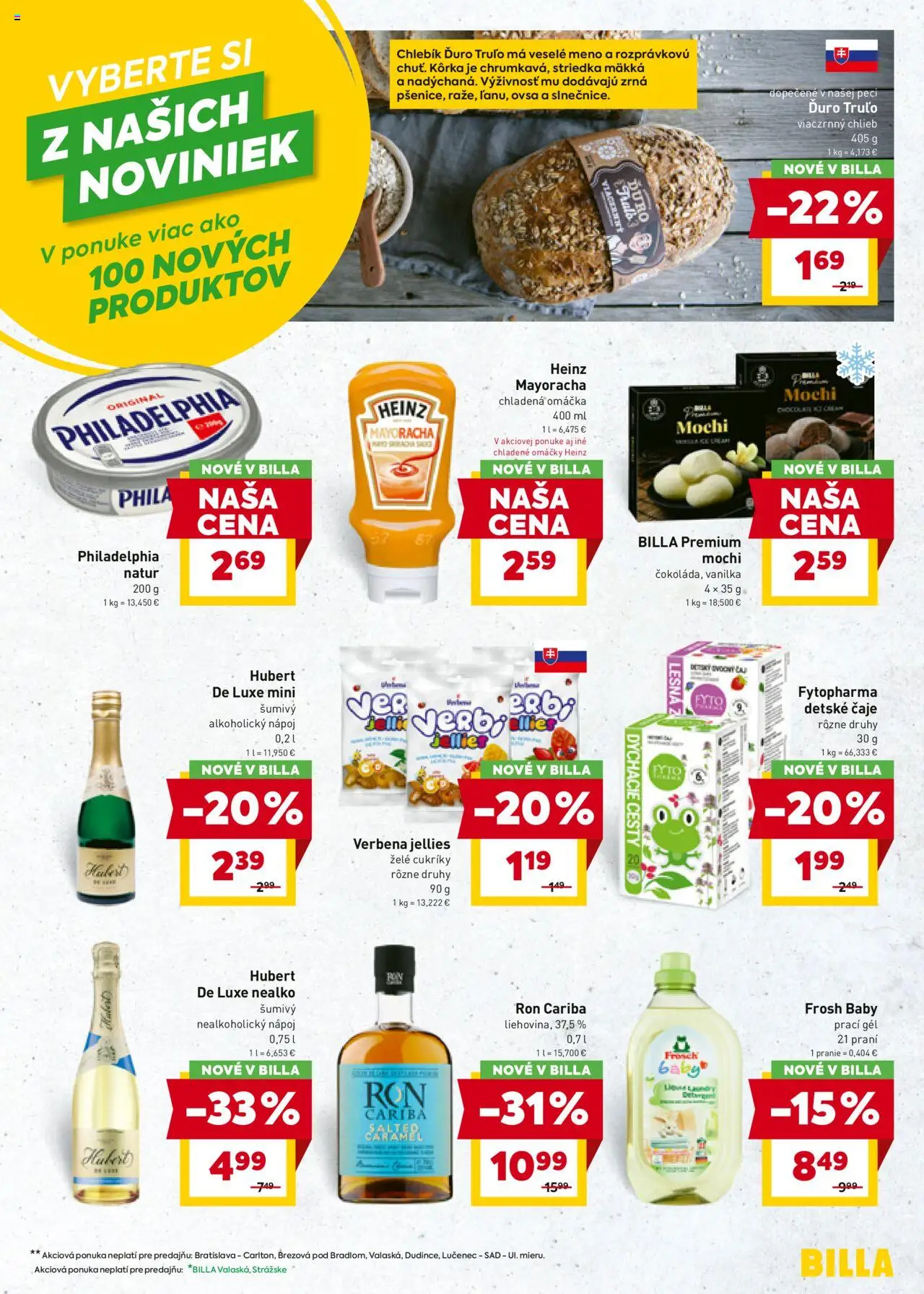 Billa leták │ platný od 18.06.2025 | Strana: 17 | Produkty: Chlieb, Cukríky, Omáčka, Hubert de Luxe
