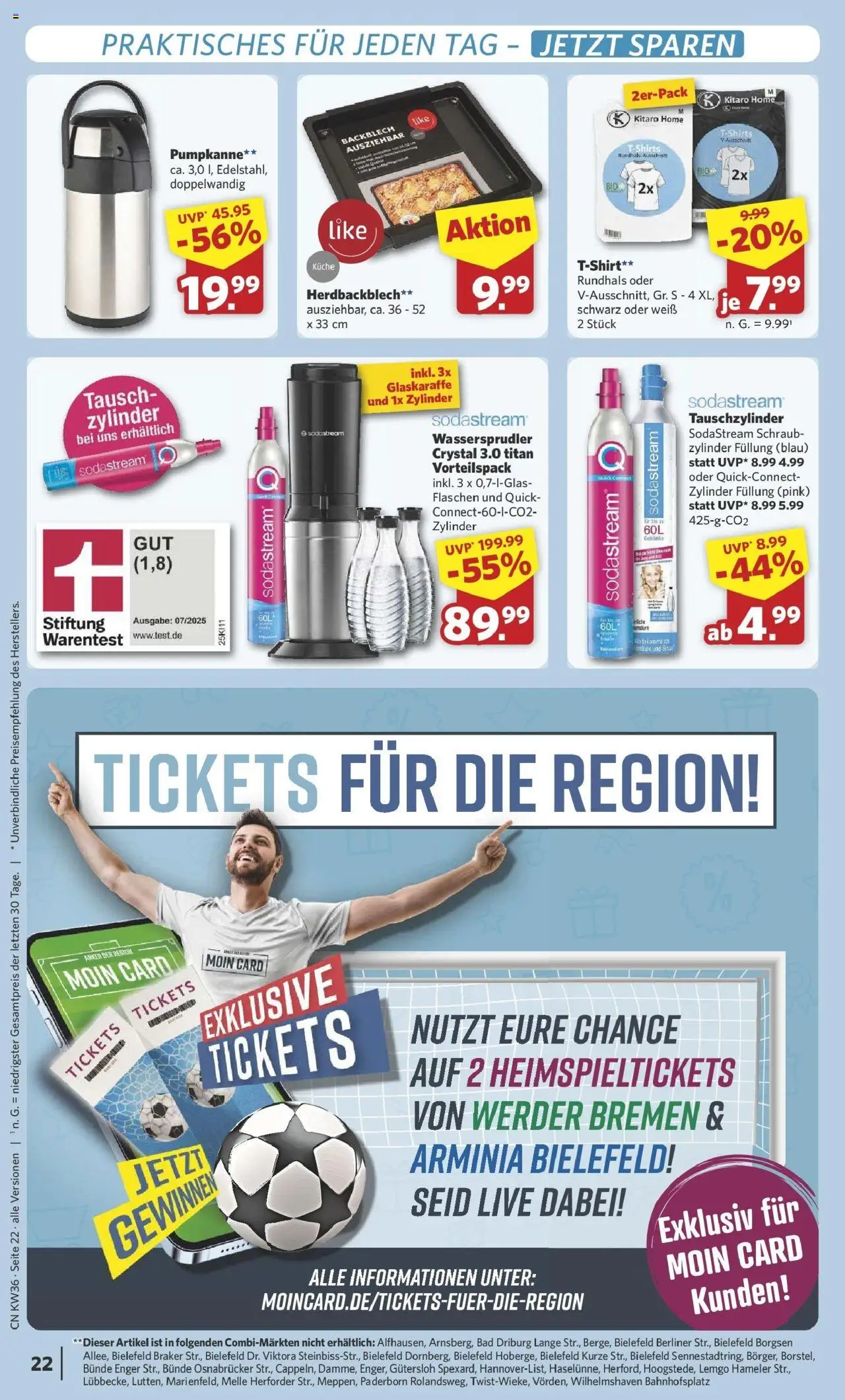 Combi Prospekt Rahden	 – gültig ab 01.09.2025 | Seite: 30 | Produkte: Berliner, Bad, Küche, Sodastream