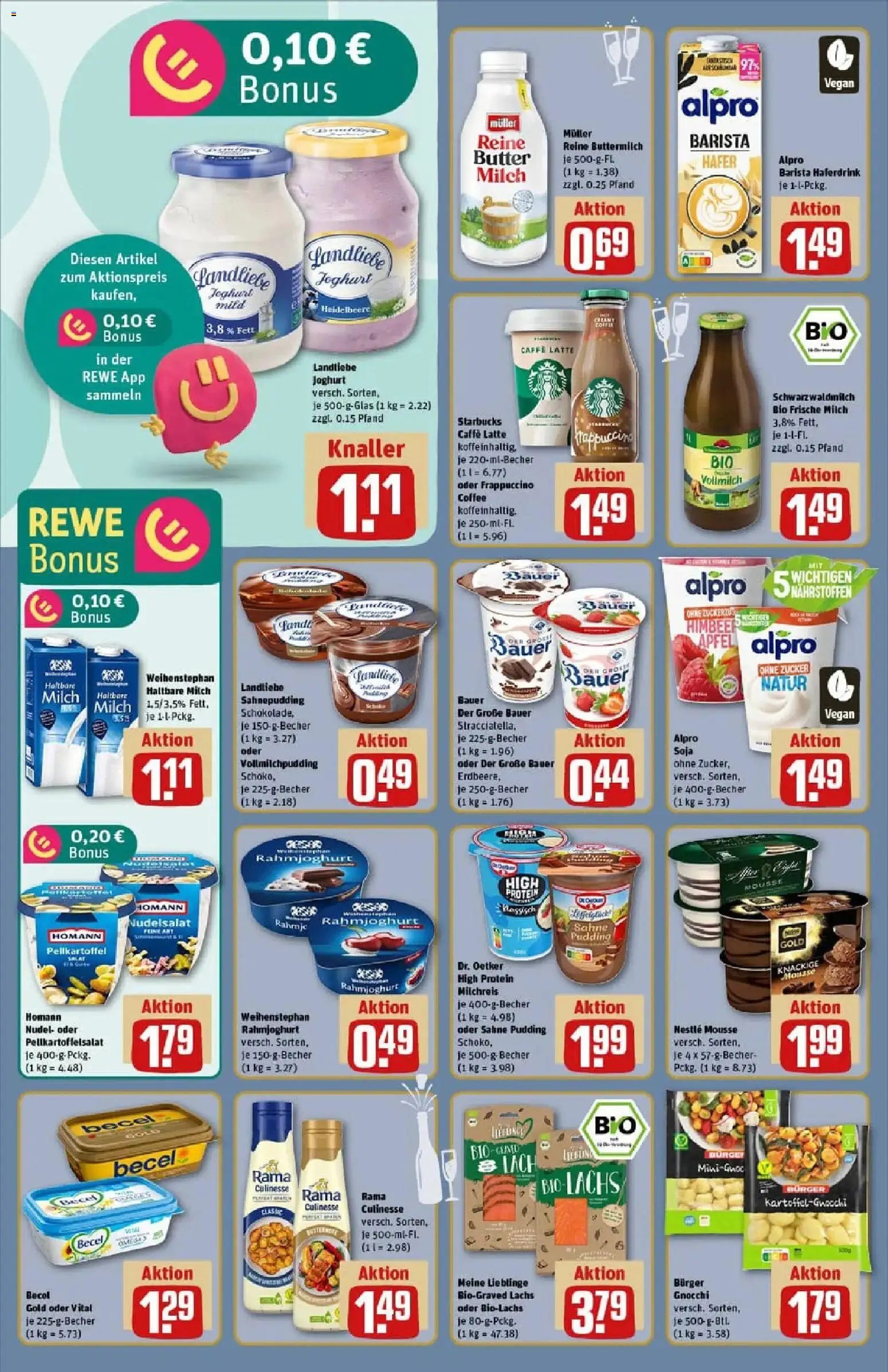 Rewe prospekt Neuberg / Ravolzhausen	 – gültig ab 22.12.2025 | Seite: 12 | Produkte: Buttermilch, Milch, Starbucks, Landliebe joghurt