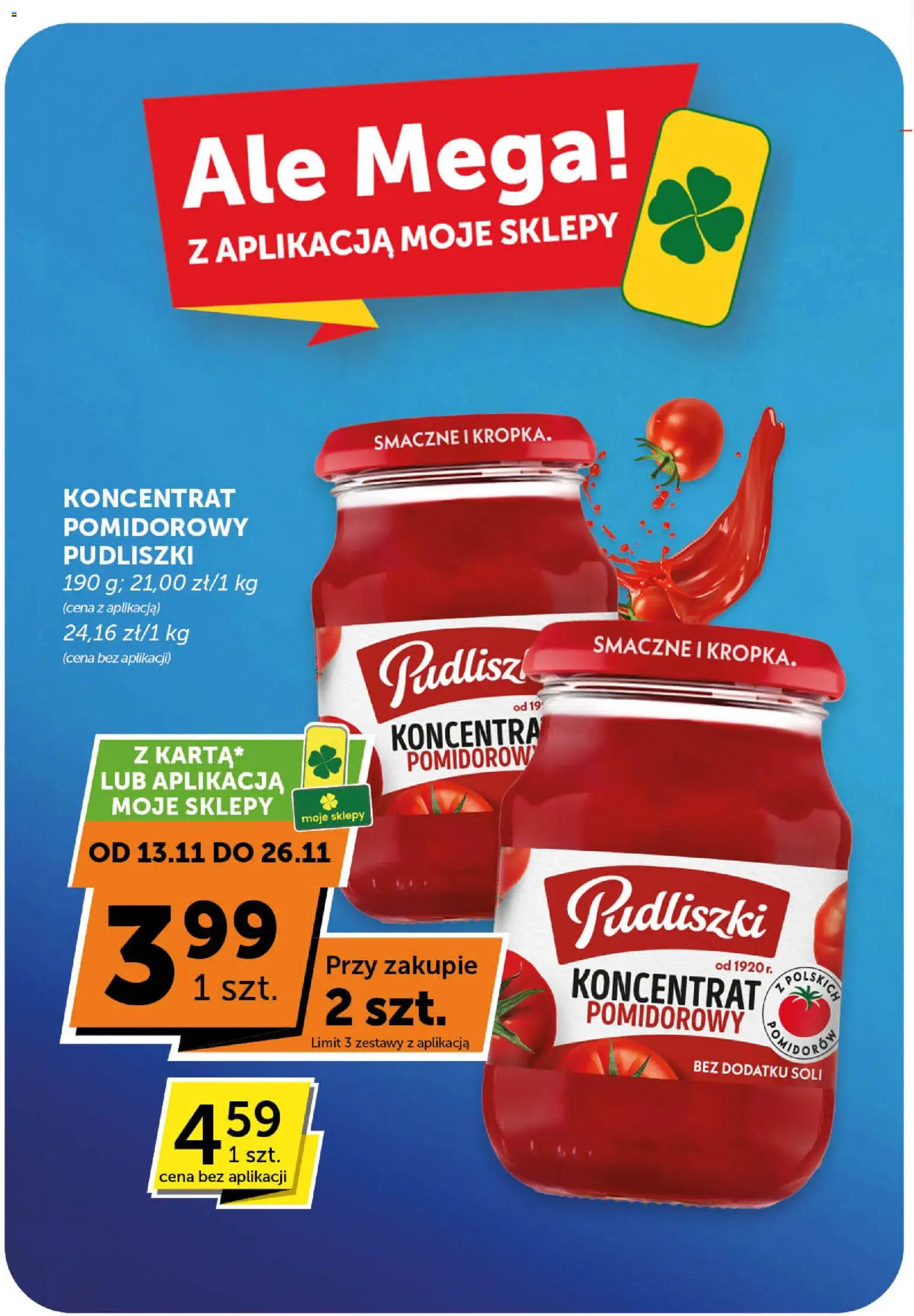 Euro Sklep Gazetka od 13.11.2025 | Strona: 16 | Produkty: Koncentrat pomidorowy