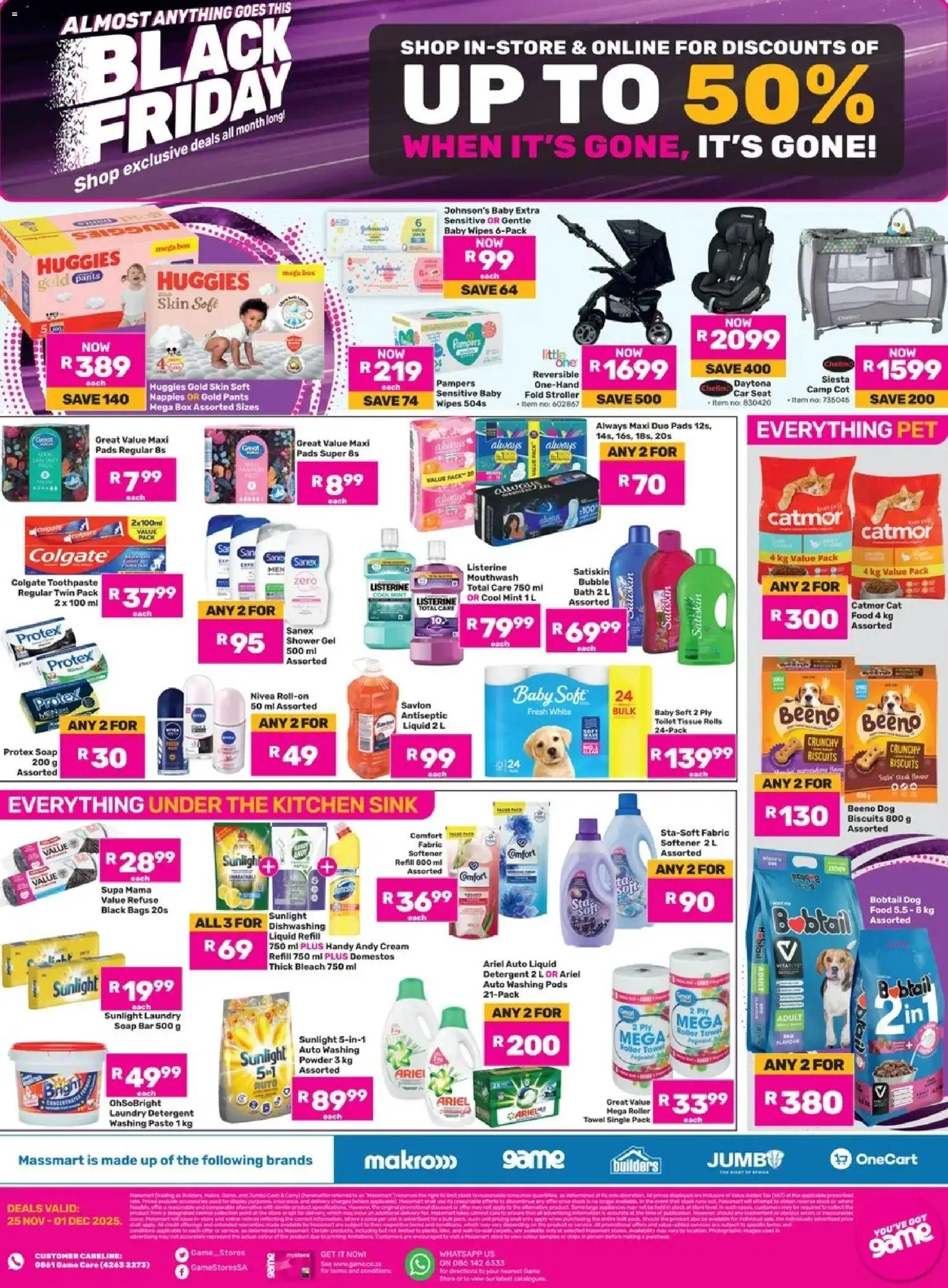 Game - Catalogue Black Friday valid from 25.11.2025 | Page: 14 | Products: Detergent, Fabric softener, Pants, Shower gel
