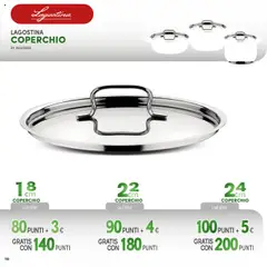 Anteprima del volantino LAGOSTINA COPERCHIO 18 cm, Lagostina Coperchio in acciaio, 18 cm, Cod 8782 valido a partire dal 12.04.2025 | Pagina: 10