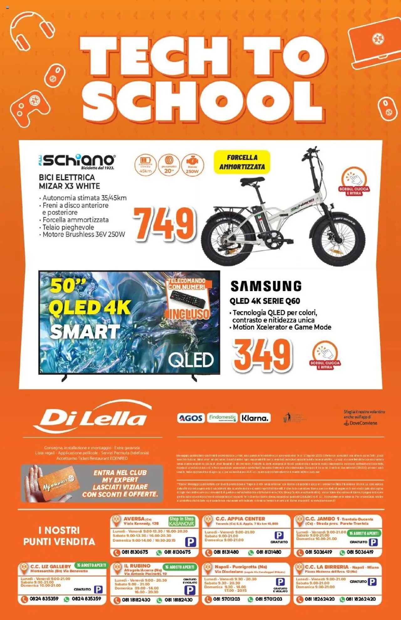 Volantino Expert del 14.08.2025 | Pagina: 34 | Prodotti: Telecomando, Disco, Bici elettrica, Samsung