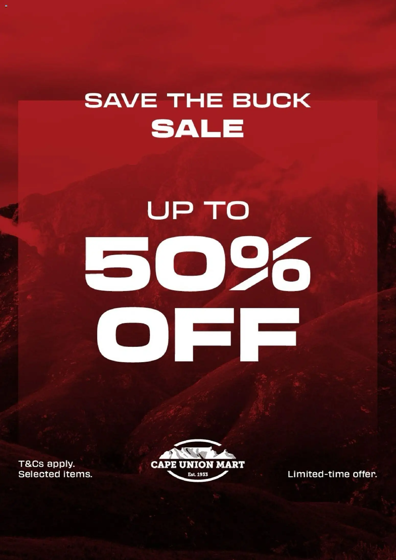 New Cape Union Mart catalogue – valid from 01.01.2026 | Page: 1