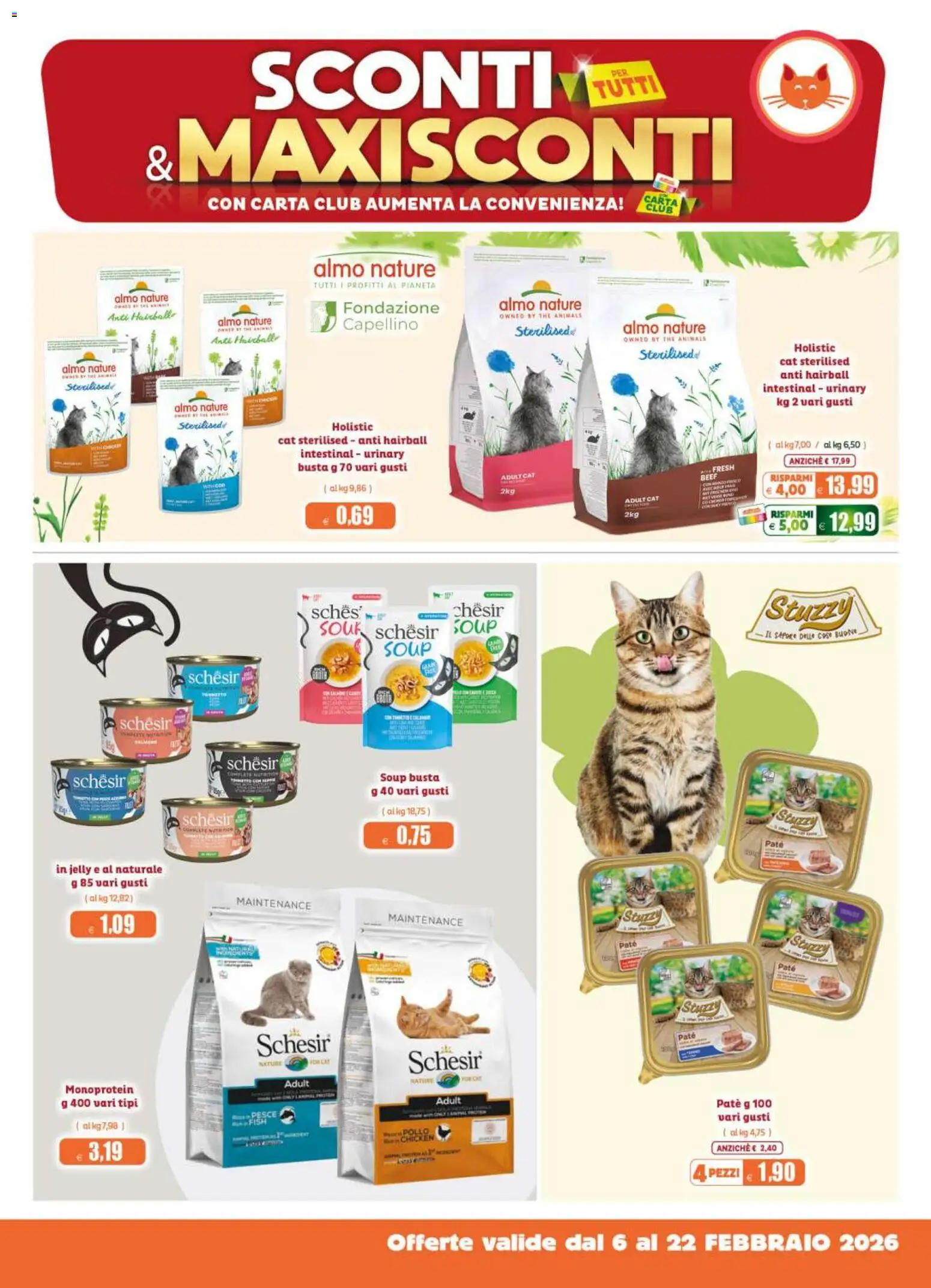 Volantino Elite Supermercati del 06.02.2026 | Pagina: 11 | Prodotti: Paté, Pollo, Pesce, The