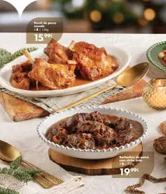 Pré-visualização Pernil de porco assado, Roasted pork knuckle, 1.6kg válido de 19.11.2025 | Página: 14 | Produtos: Pernil, Vinho, Vinho tinto