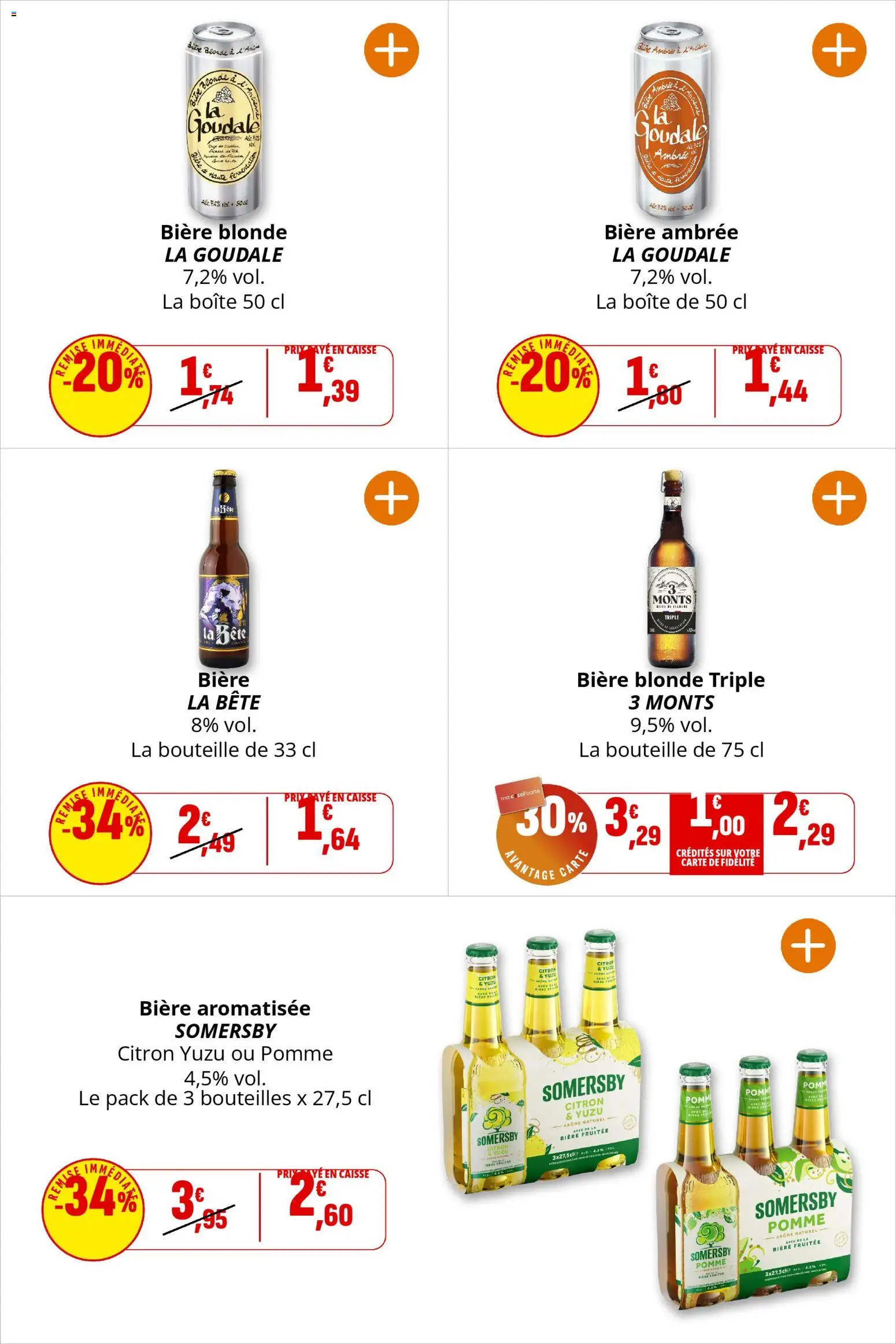 {H1} | Page: 47 | Produits: Goudale, Citron, Pomme, Bière