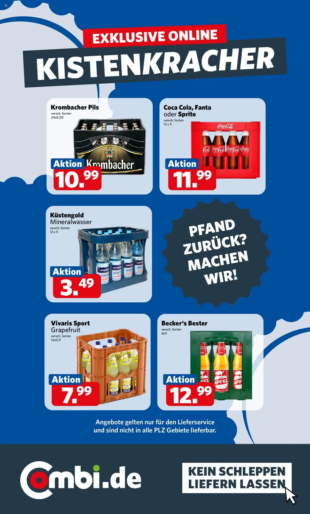 Combi Prospekt 	 – gültig ab 22.09.2025 | Seite: 22 | Produkte: Fanta, Sprite, Cola, Pils