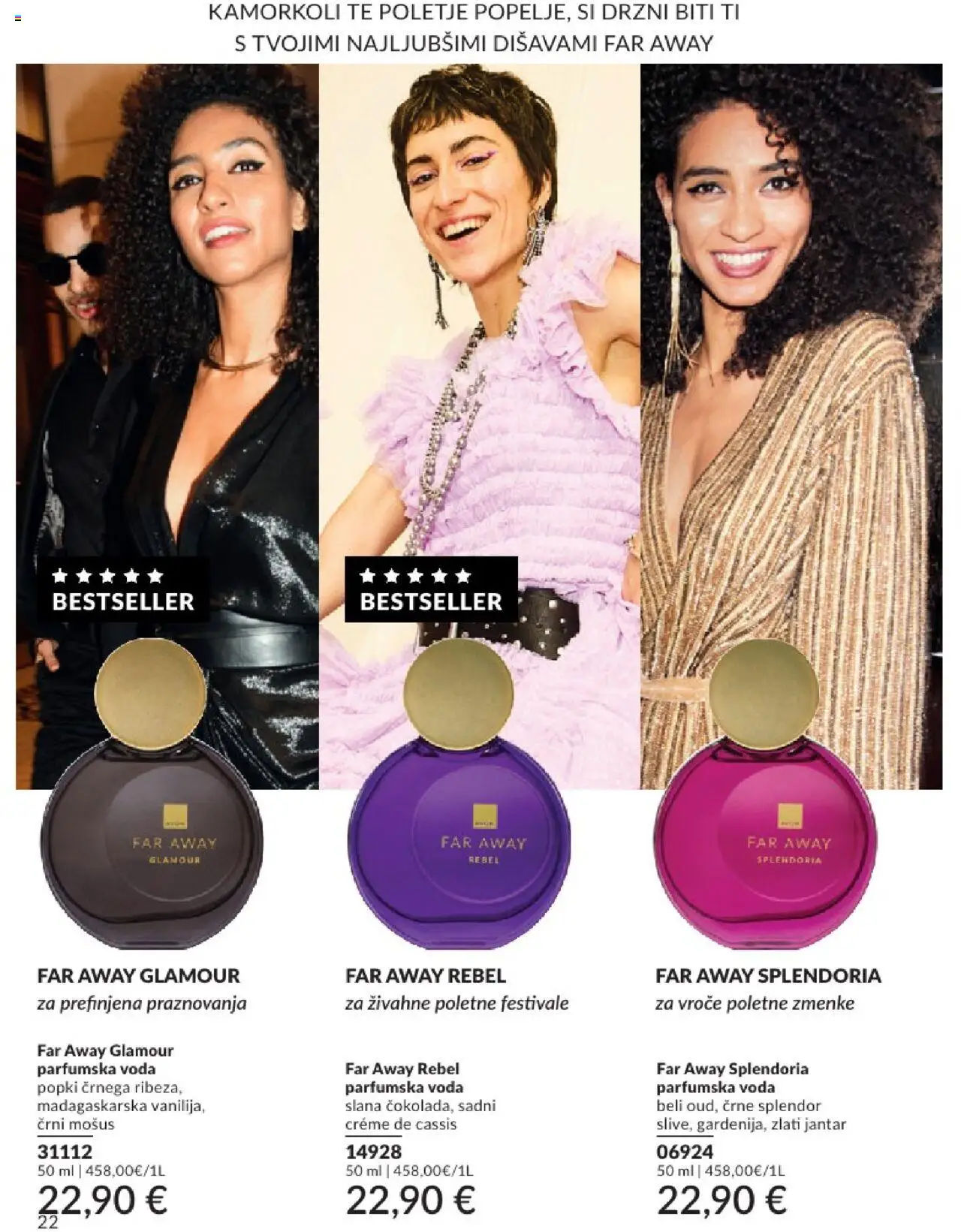 Avon katalog │ velja od 01.07.2025 | Stran: 22 | Izdelki: Voda, Parfumska voda