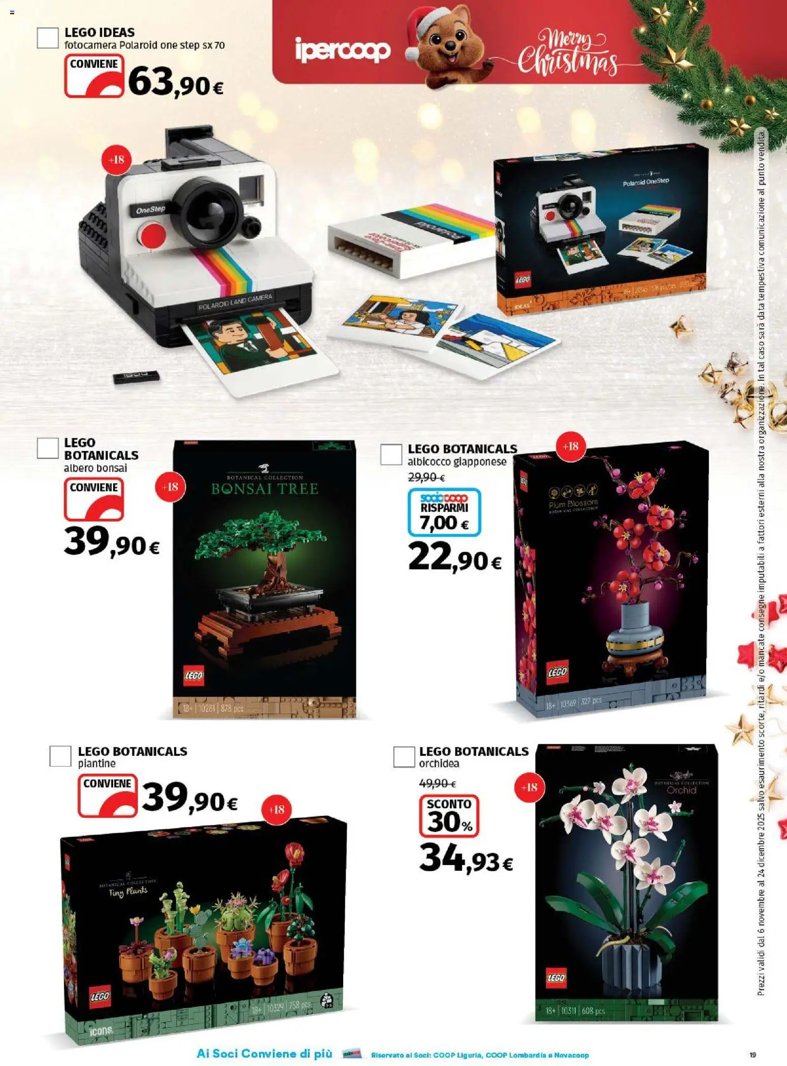 Volantino Ipercoop del 06.11.2025 | Pagina: 19 | Prodotti: Data, Fotocamera, Orchidea