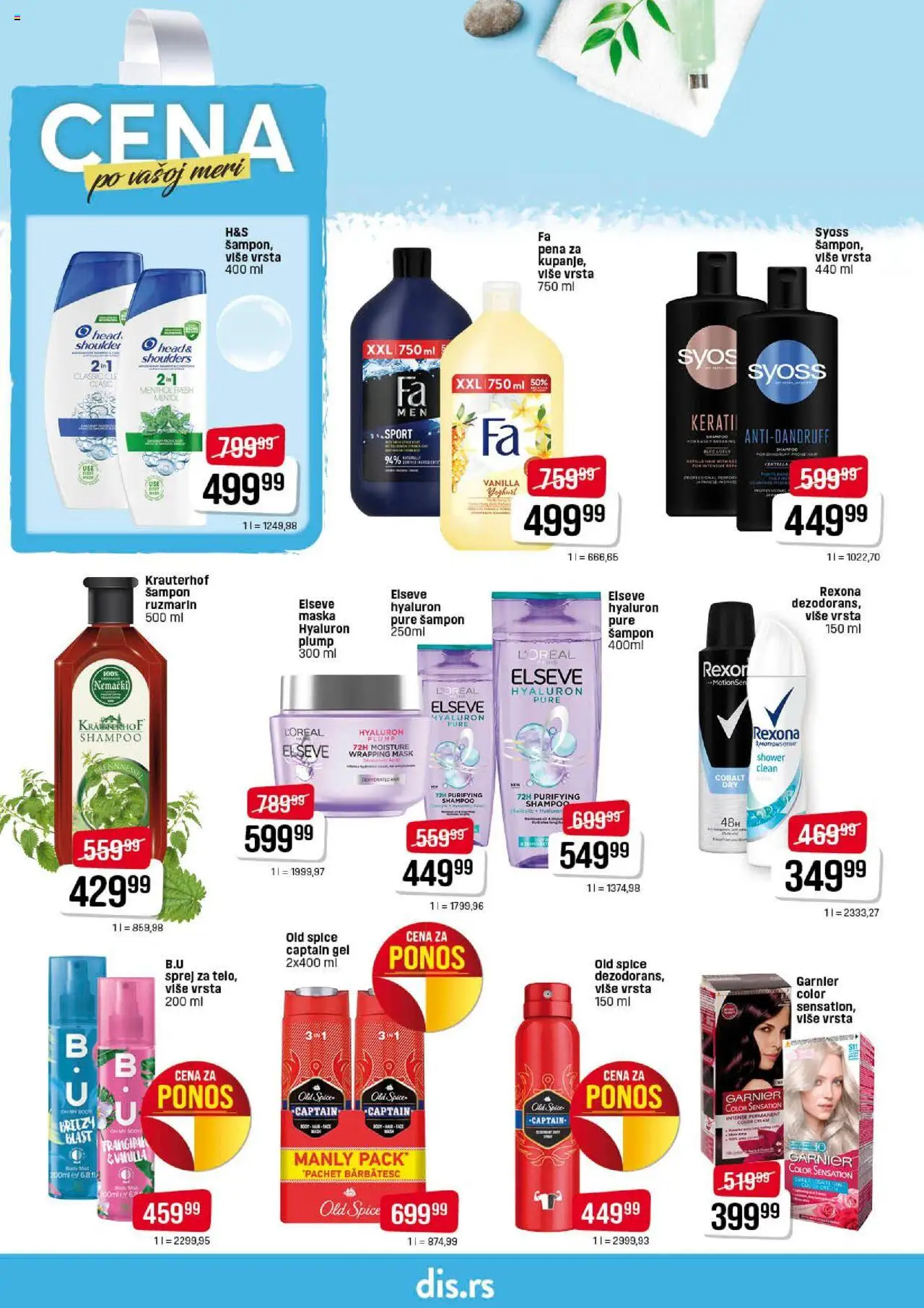 DIS katalog - važi od 14.08.2025 | Strana: 20 | Proizvode: Garnier, Syoss, Šampon, Maska