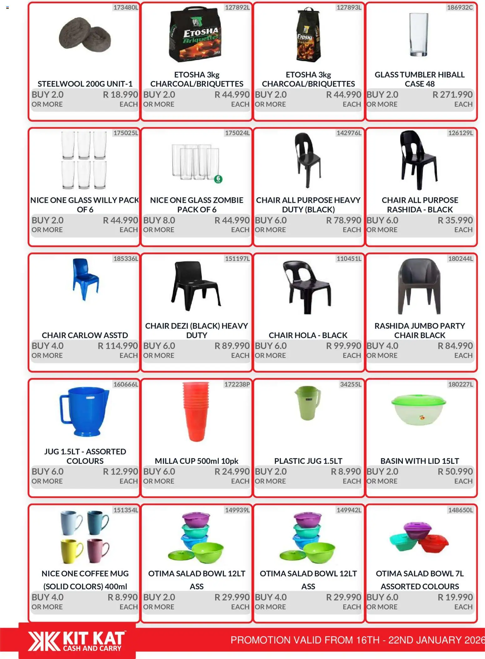 New KIT KAT Cash & Carry catalogue – valid from 16.01.2026 | Page: 32 | Products: Case, Bowl, Chair, Mug