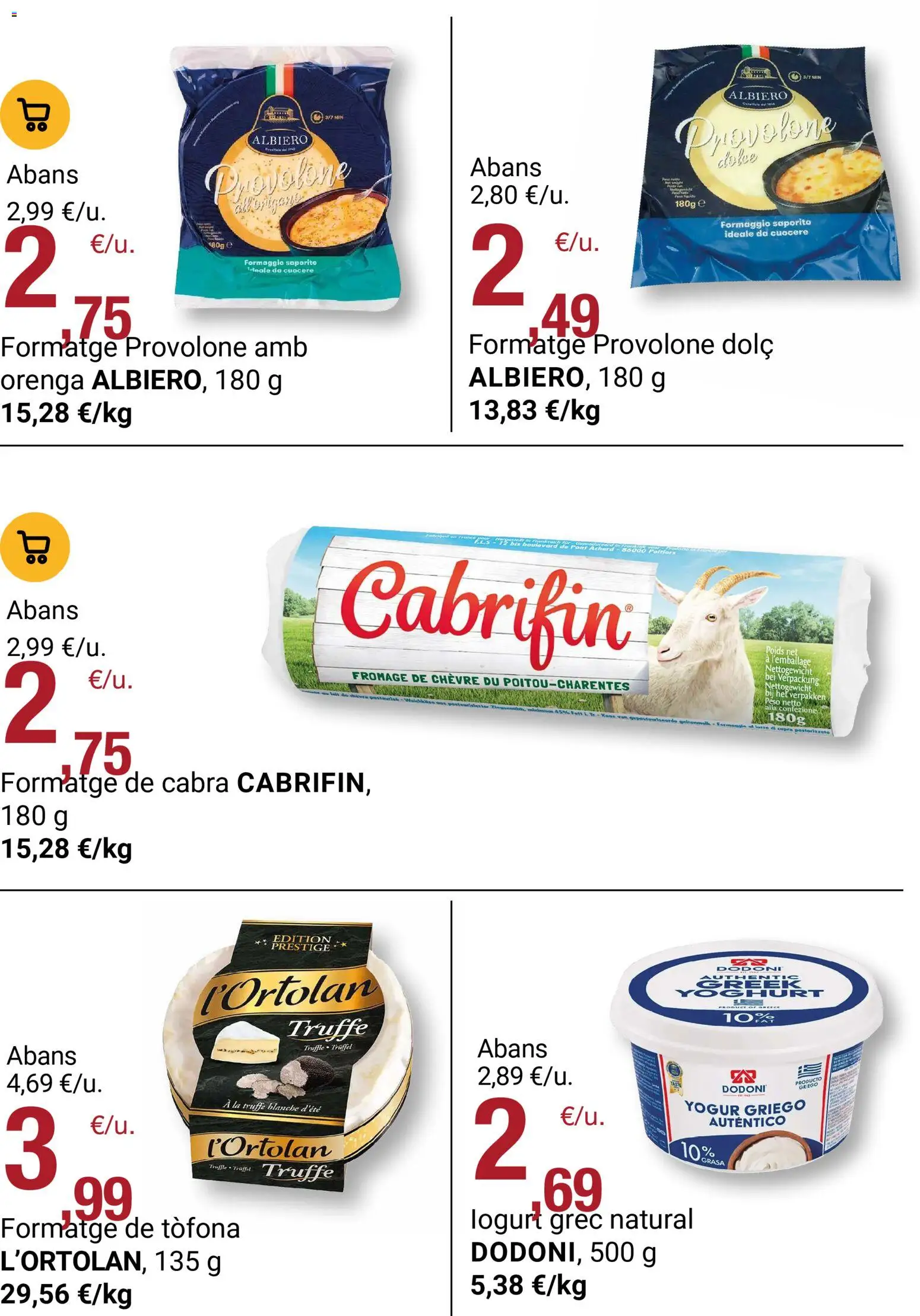 Bonpreu folleto │ válido desde el 04.11.2025 | Página: 55 | Productos: Yogur, Μαγειρική εστία, Peso