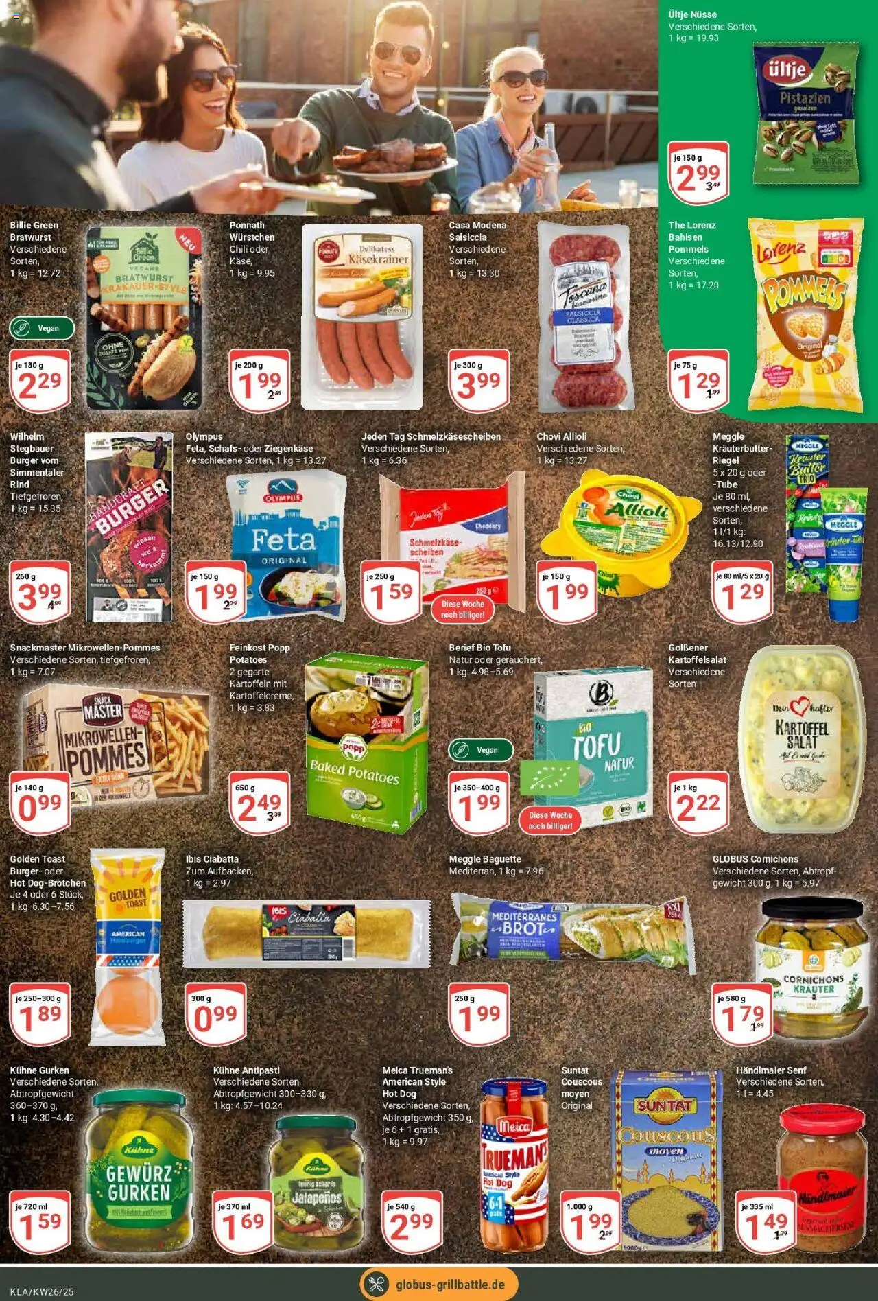 Globus prospekt Kaiserslautern	 - gültig ab dem 22.06.2025 | Seite: 17 | Produkte: Ziegenkäse, Baguette, Brot, Salat