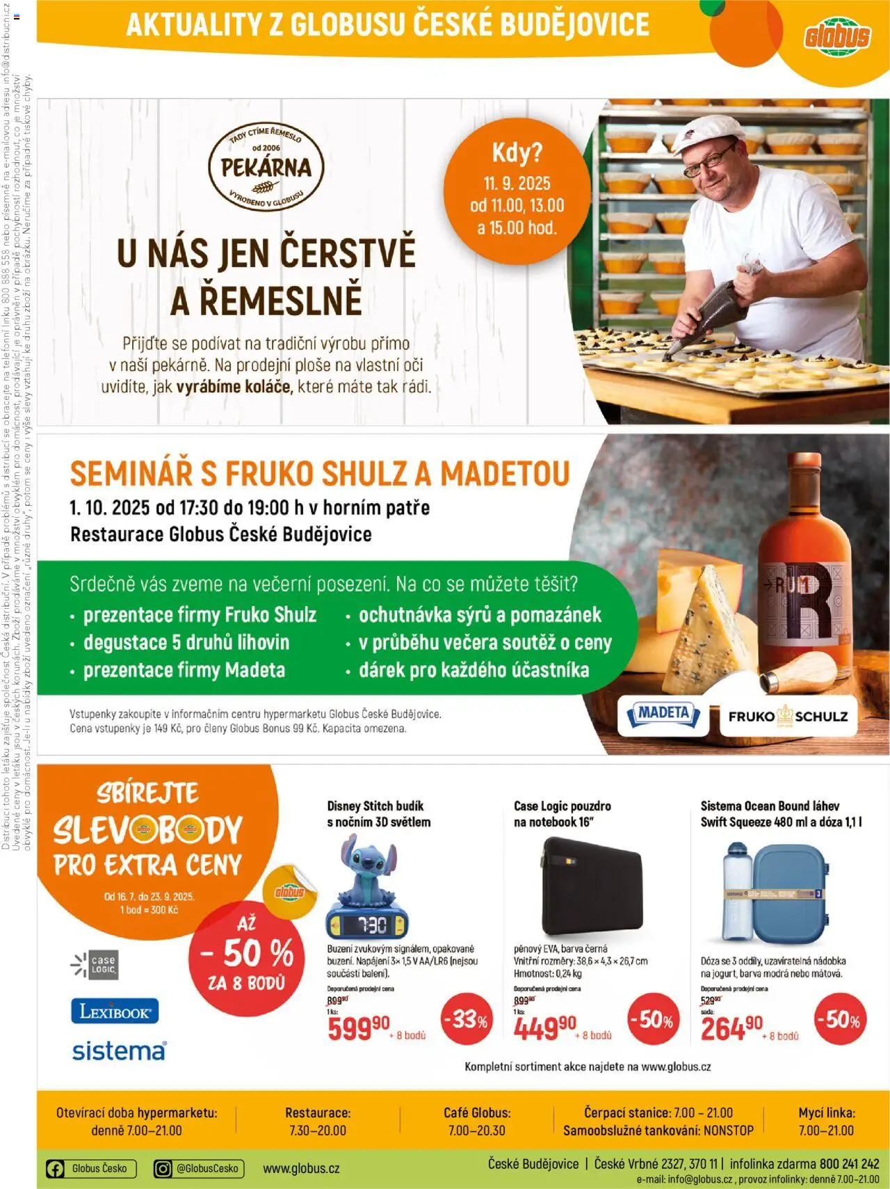 Globus leták - České Budějovice od 17.09.2025 | Strana: 31 | Produkty: Globus, Notebook, Pekárna, Stitch