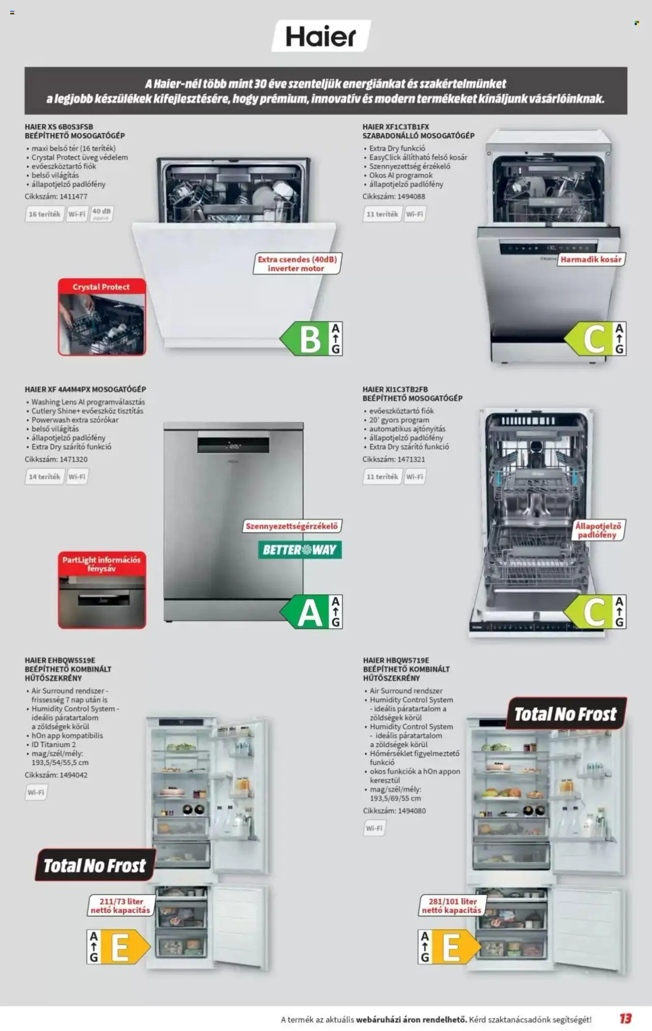 Media Markt akciós ujság - amely érvényes a következő dátumtól: 03.10.2025 | Oldal: 13 | Termékek: Evőeszköztartó, Mosogatógép, Szárító, Kosár