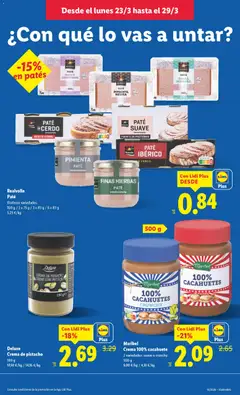 Vista previa Lidl folleto válido desde el 23.03.2026 | Página: 17 | Productos: Cerdo, Paté, Crema