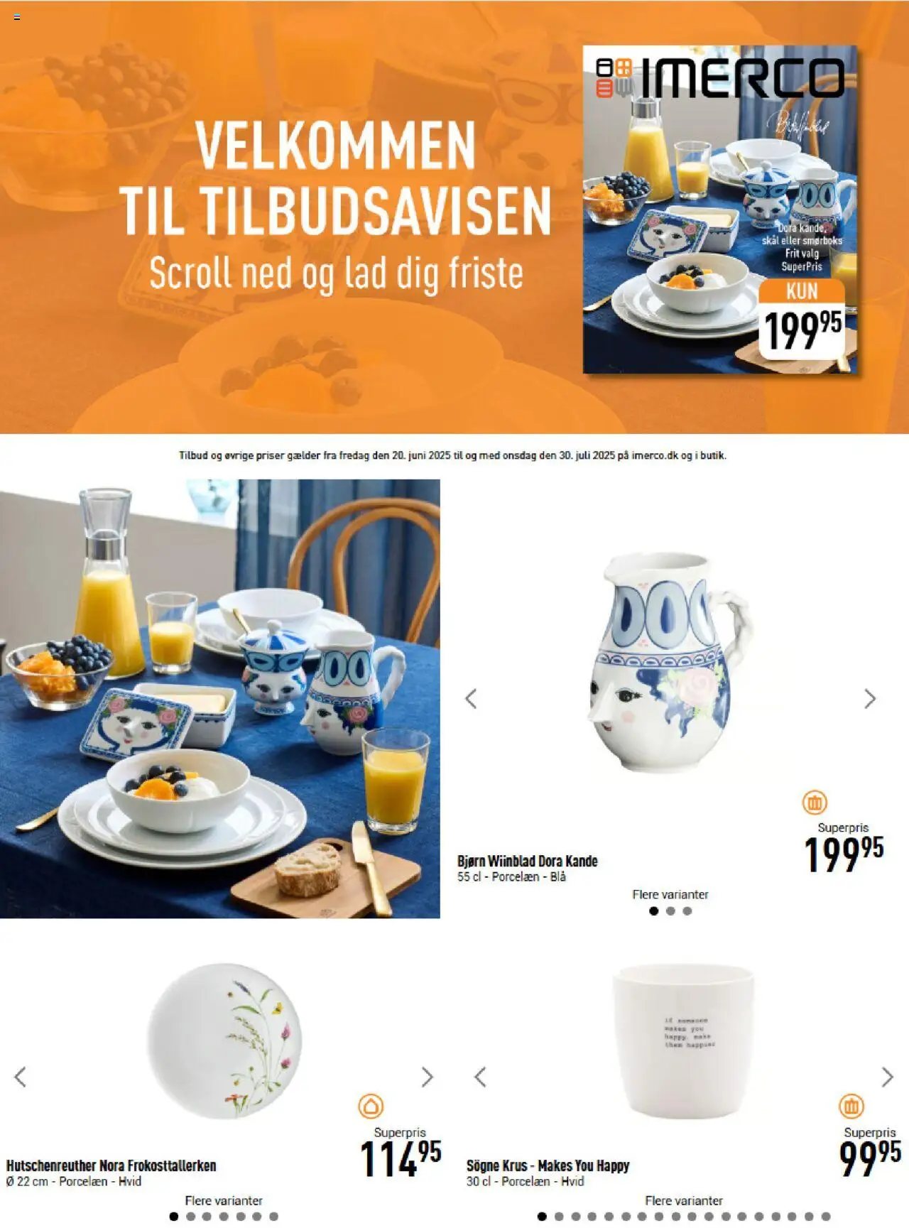 Imerco Tilbudsavis gyldig fra 20.06.2025 | Side: 1