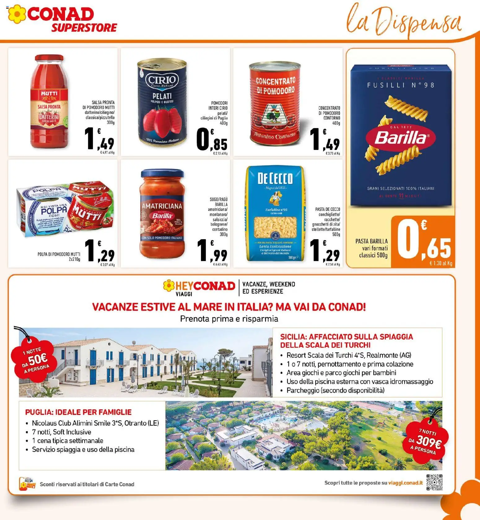 Volantino Conad del 14.01.2026 | Pagina: 21 | Prodotti: Lima, Salsa, Pomodoro, Fusilli