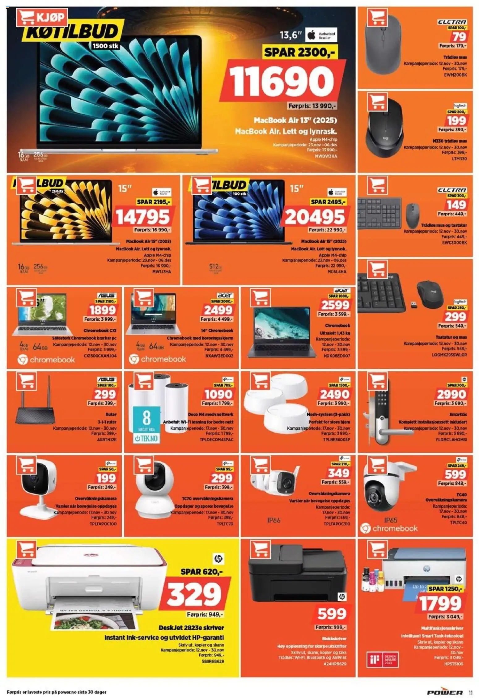 {H1} | Side: 11 | Produkter: Mesh, Pc, Thon en boite, Tastatur