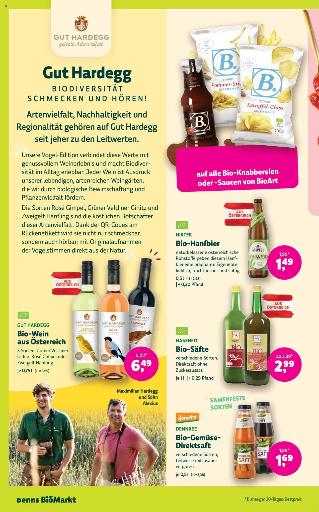 Denns BioMarkt Angebote gültig ab 13.08.2025 | Seite: 10 | Produkte: Karotte, Wein, Bier, Äpfel