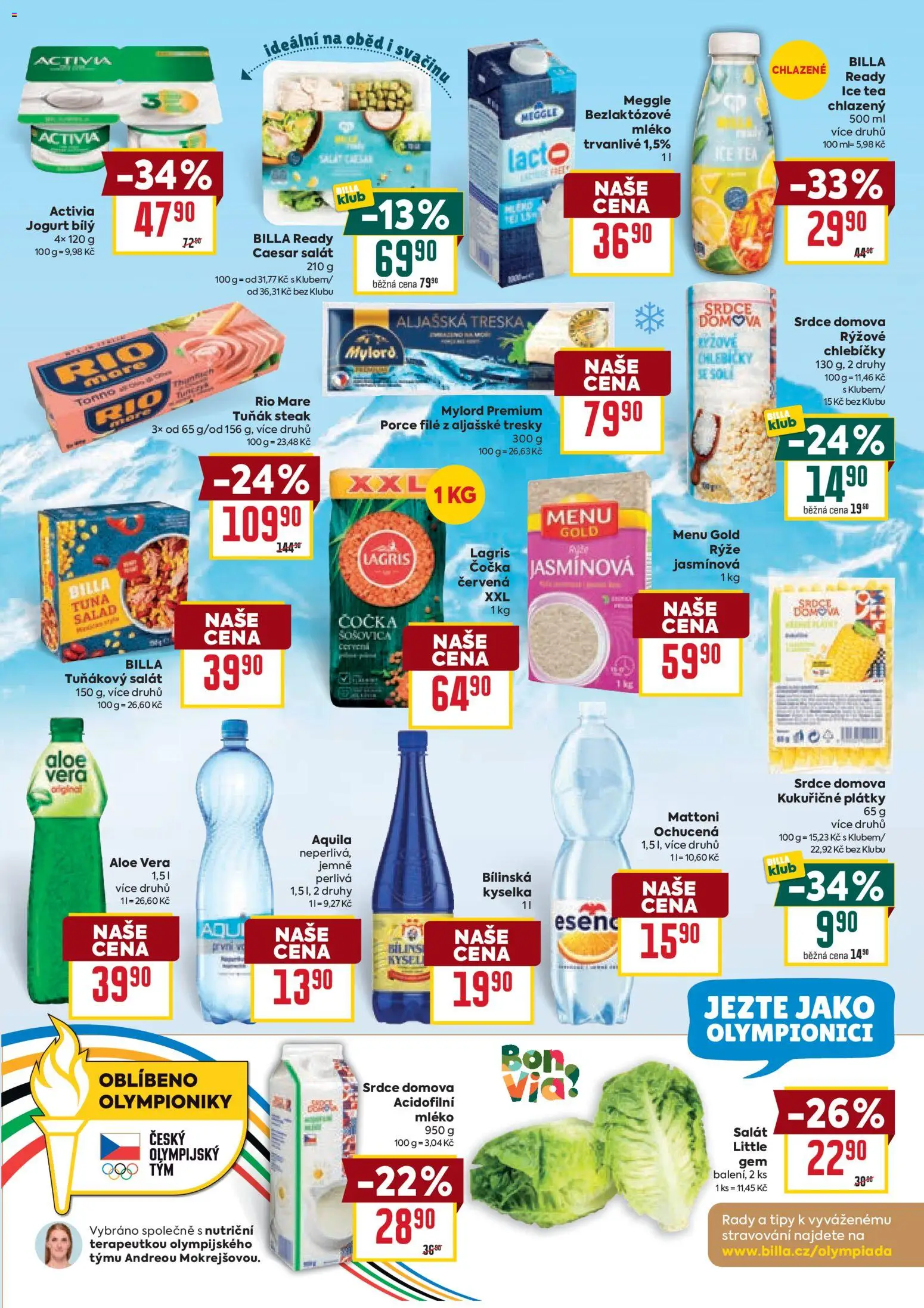 Billa Velký leták od 04.02.2026 | Strana: 11 | Produkty: Treska, Steak, Acidofilní mléko, File