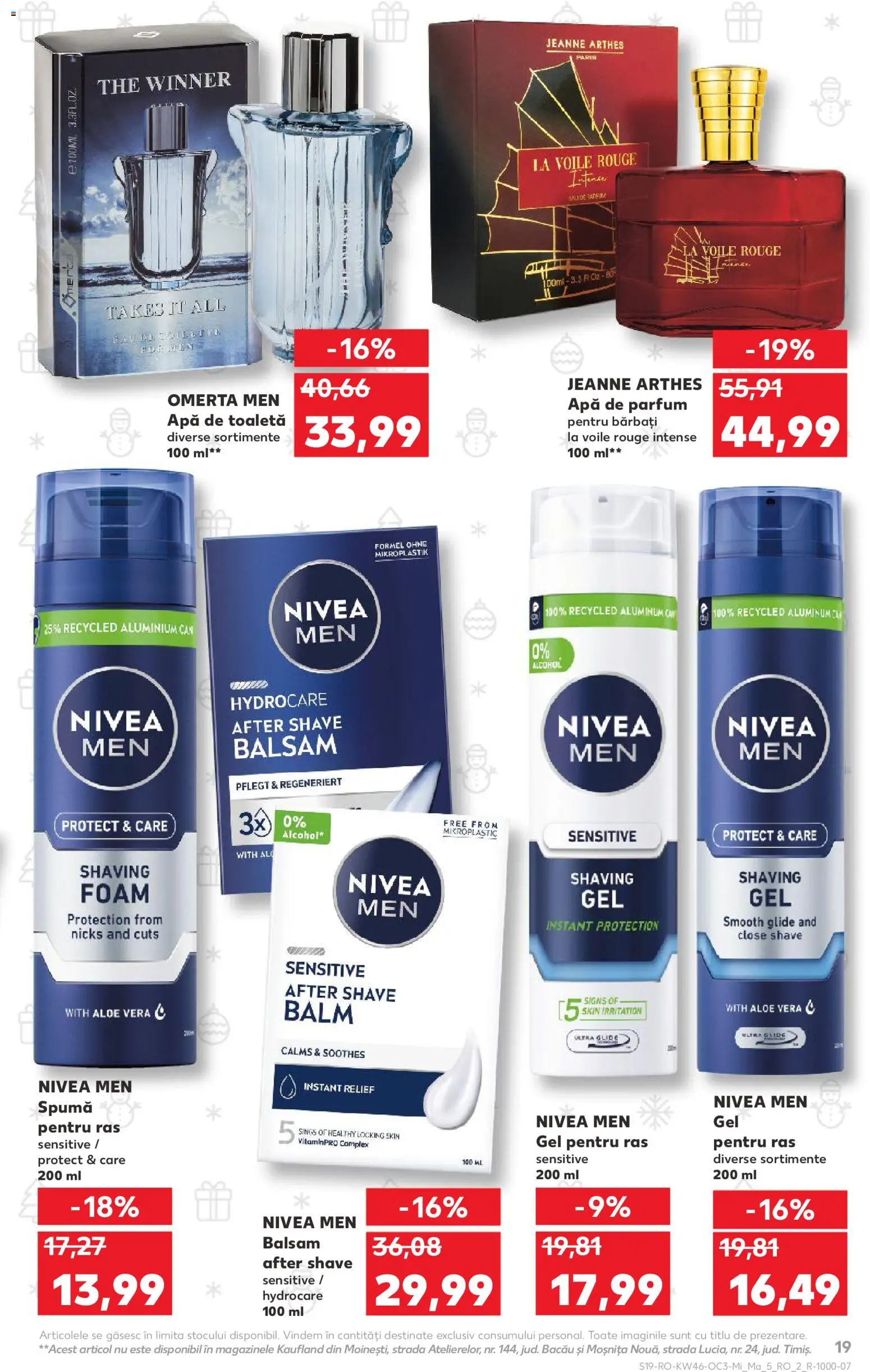 Noul catalog Kaufland – valabil de la 12.11.2025 | Pagină: 19 | Produse: Aloe vera, Toaletă, Parfum, Balsam