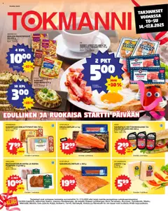 Katso Tokmanni Ruokatarjoukset voimassa alkaen 14.08.2025