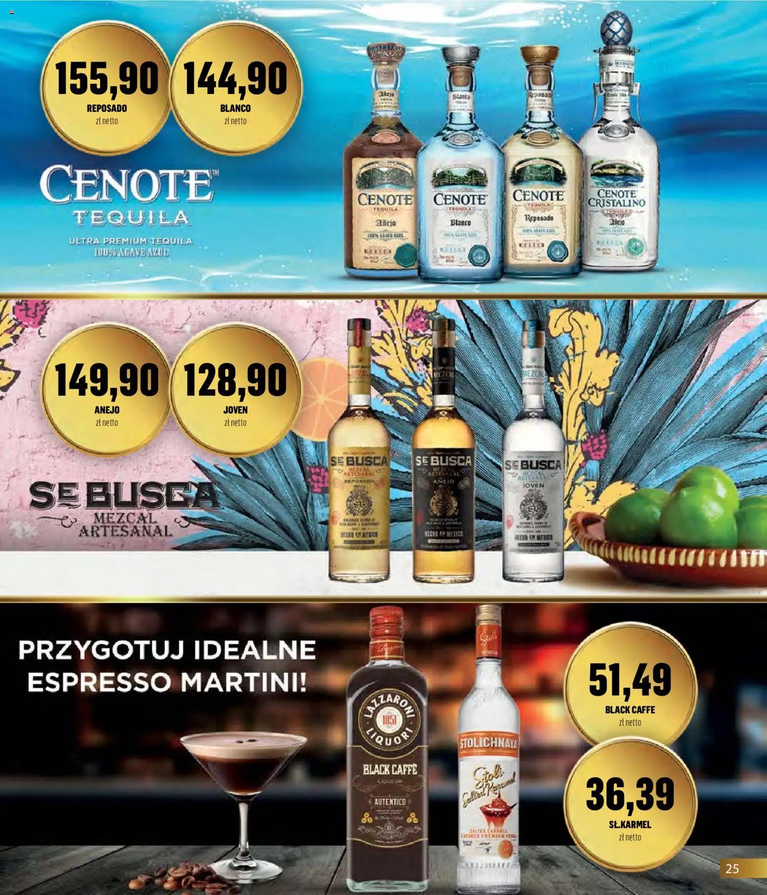 Eurocash gazetka - Horeca od 01.03.2026 | Strona: 25 | Produkty: Martini, Tequila