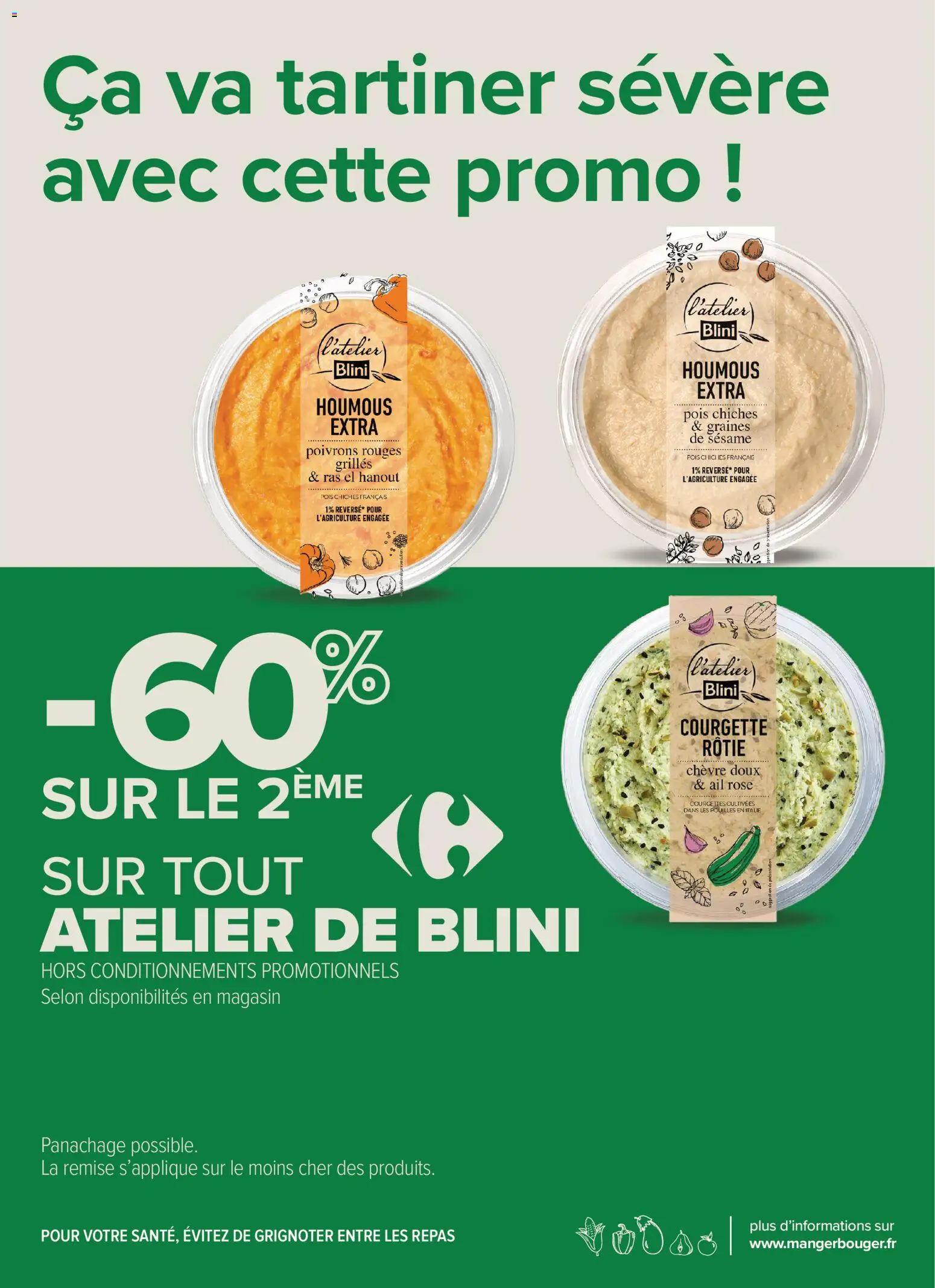 {H1} | Page: 4 | Produits: Ail, Blinis, Pois chiches, Pois