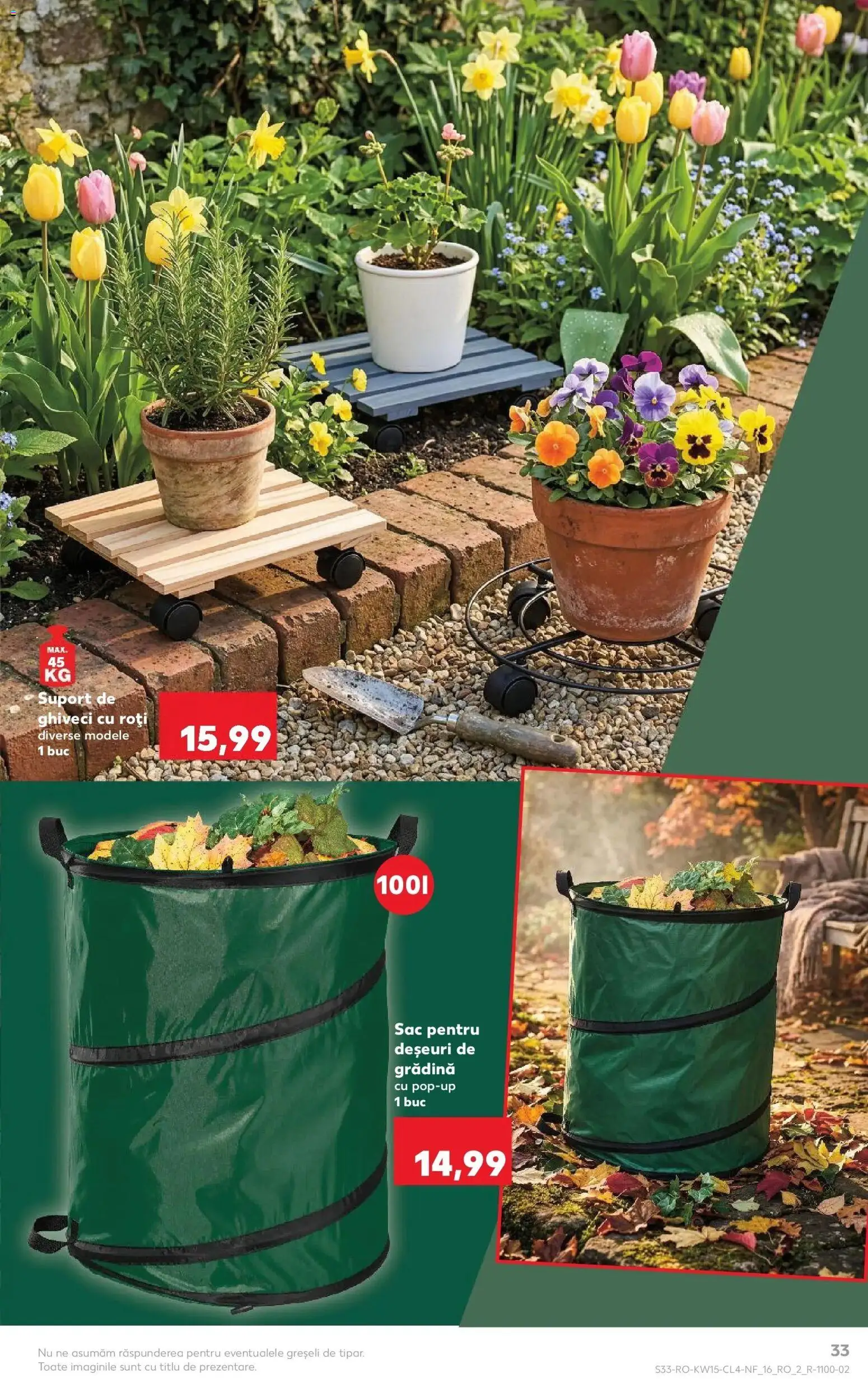 Noul catalog Kaufland – valabil de la 08.04.2026 | Pagină: 33 | Produse: Ghiveci