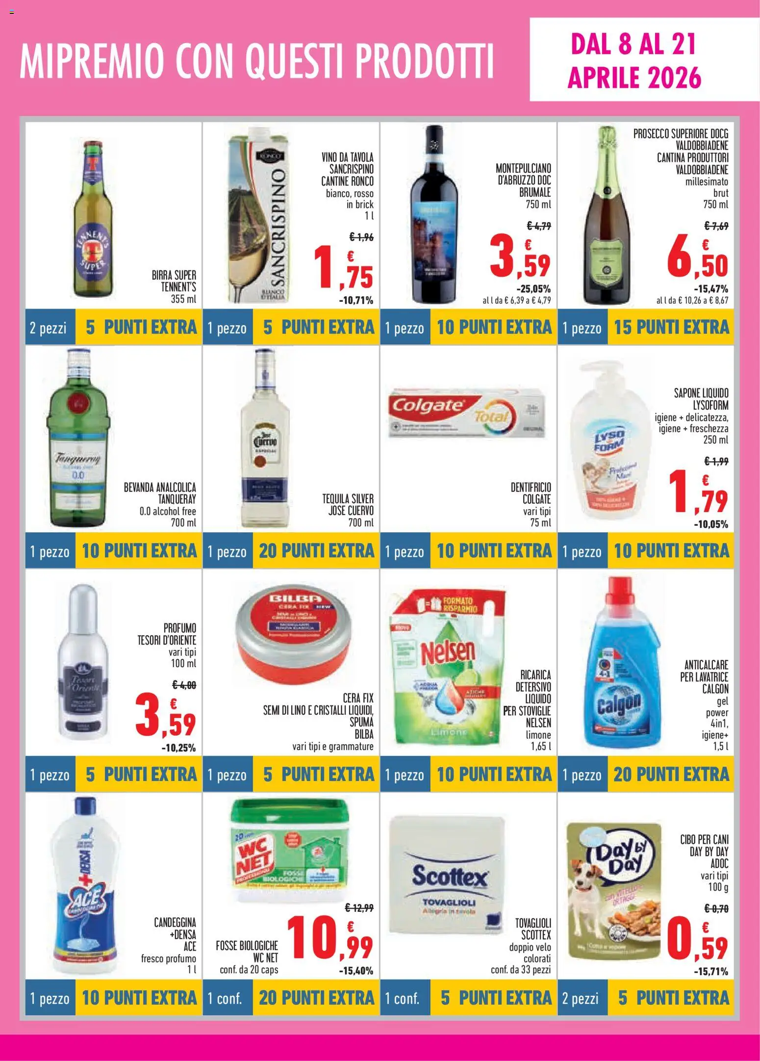 Volantino Conad del 25.03.2026 | Pagina: 11 | Prodotti: Dentifricio, Limone, Lavatrice, WC