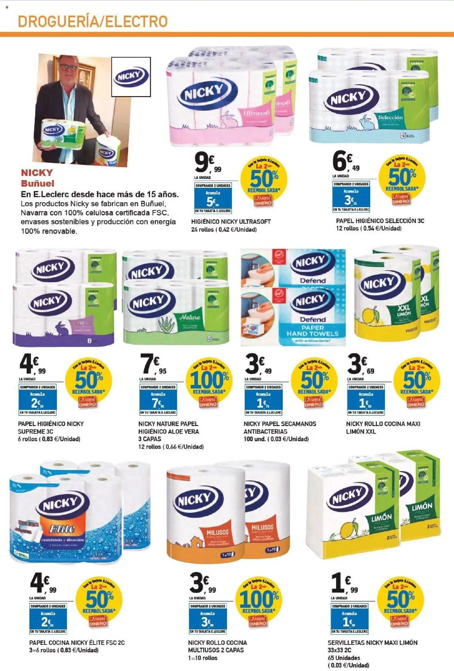 E.Leclerc - Alianz Locales │ válido desde el 25.02.2026 | Página: 62 | Productos: Papel higienico, Cocina