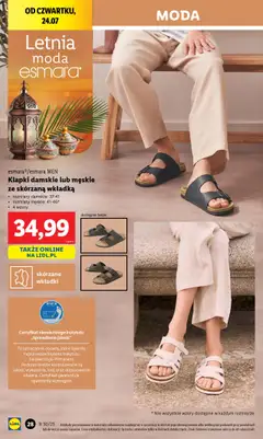 Lidl Katalog od 21.07.2025 | Strona: 32 | Produkty: Klapki, Klapki damskie