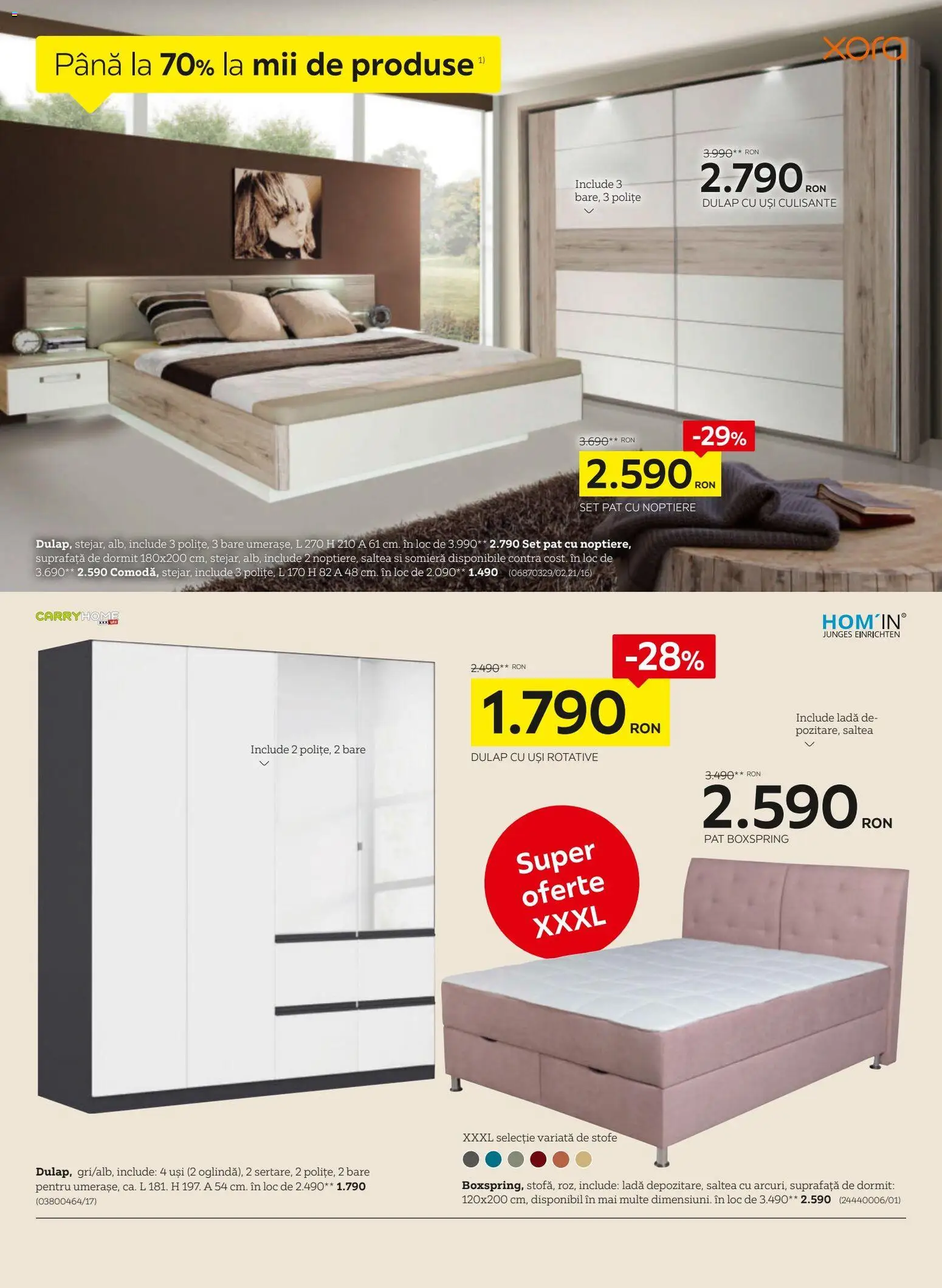 Noul catalog XXXLutz – valabil de la 19.01.2026 | Pagină: 10 | Produse: Pat, Saltea
