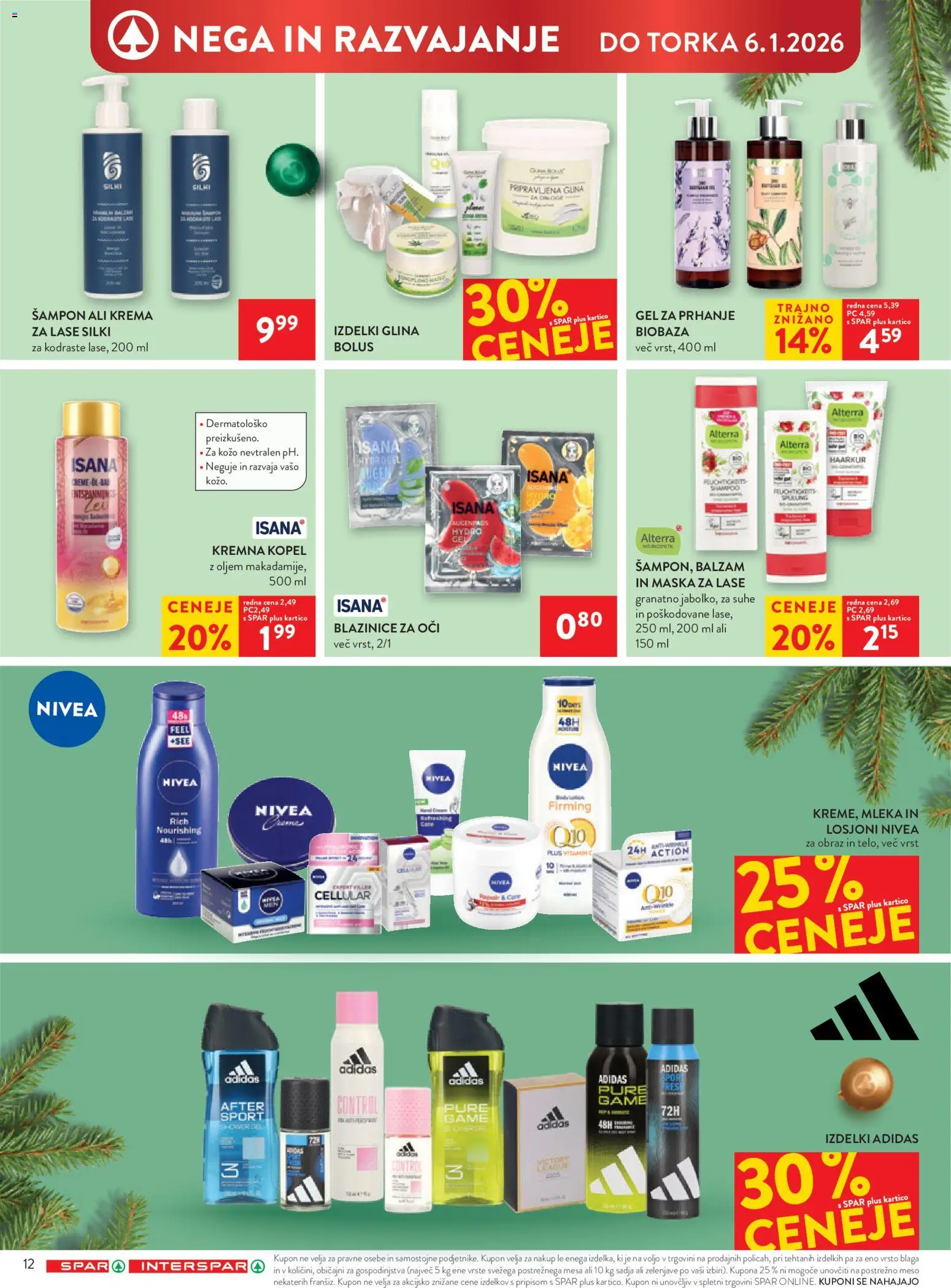 Novi Spar katalog ponudbe – veljaven od 27.12.2025 | Stran: 25 | Izdelki: Kopel, Sampon, Maska za lase, Maska