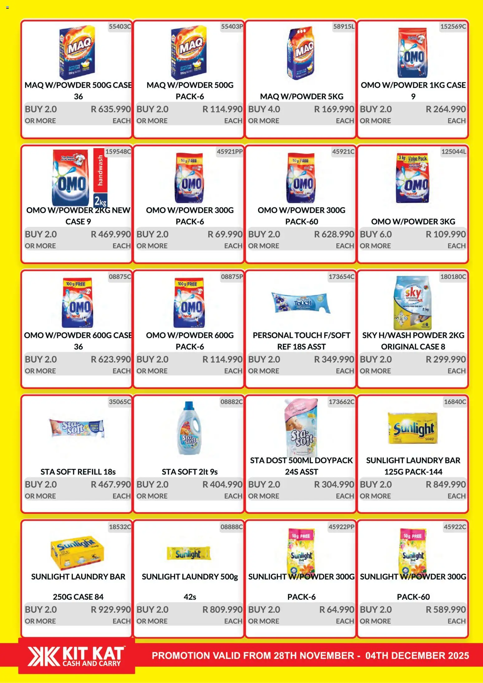 New KIT KAT Cash & Carry catalogue – valid from 28.11.2025 | Page: 27 | Products: Handwash, Case, Powder, Soap