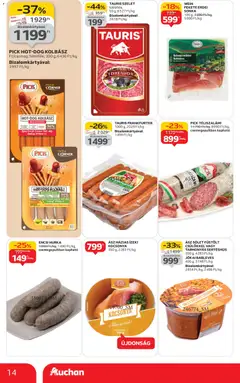 Auchan Akciós újság - amely érvényes a következő dátumtól: 30.10.2025 | Oldal: 14
