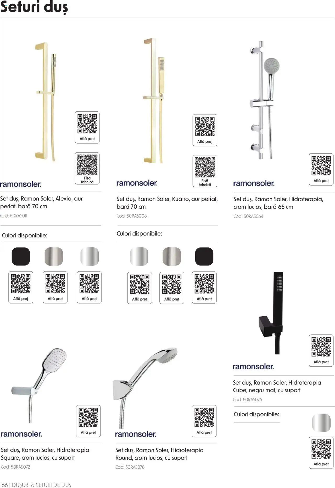 Catalog Romstal – valabil de la 25.11.2024 | Pagină: 166 | Produse: Duș