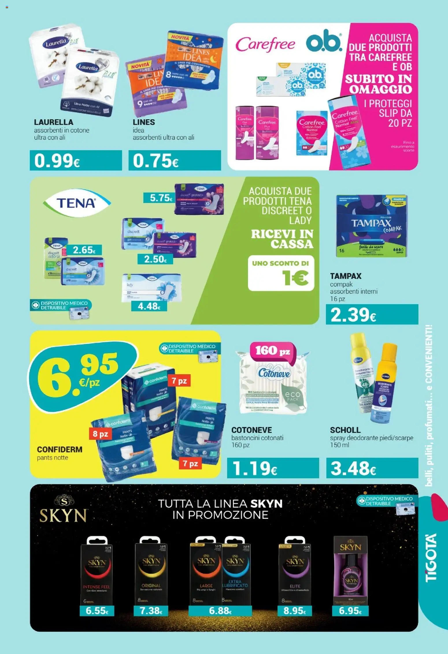 Volantino Tigotà del 01.02.2026 | Pagina: 15 | Prodotti: Deodorante, Slip, Scarpe