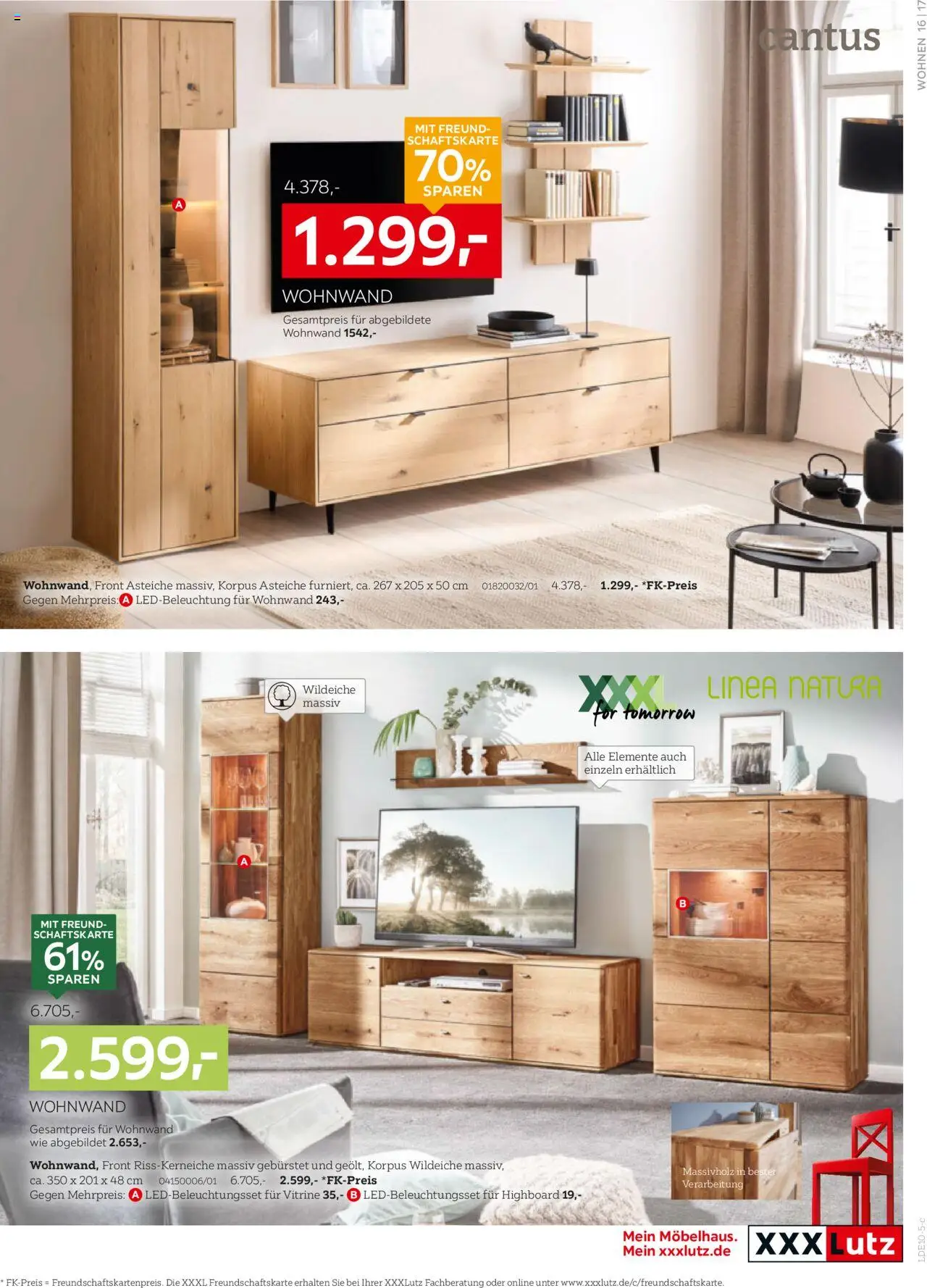 XXXL Lutz Prospekt 	 – gültig ab 12.10.2025 | Seite: 21 | Produkte: Wohnwand, HIghboard, Vitrine
