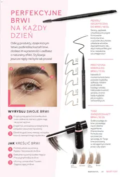 Pogląd oferty "Mary Kay Katalog" - ważna od 16.01.2026 | Strona: 27 | Produkty: Pędzel, Eyeliner, Kredka do brwi