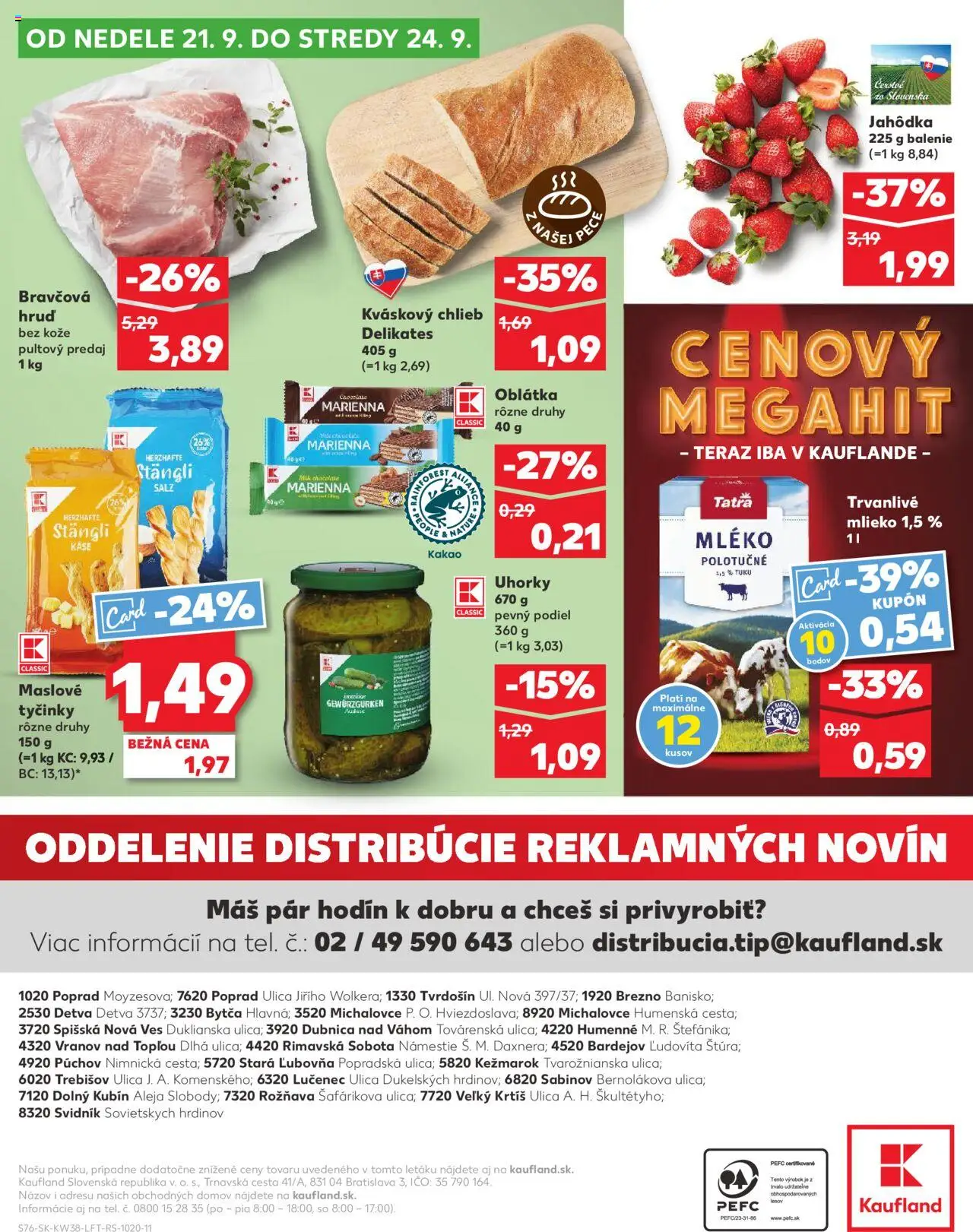 Kaufland SK akciós ujság - amely érvényes a következő dátumtól: 18.09.2025 | Oldal: 76