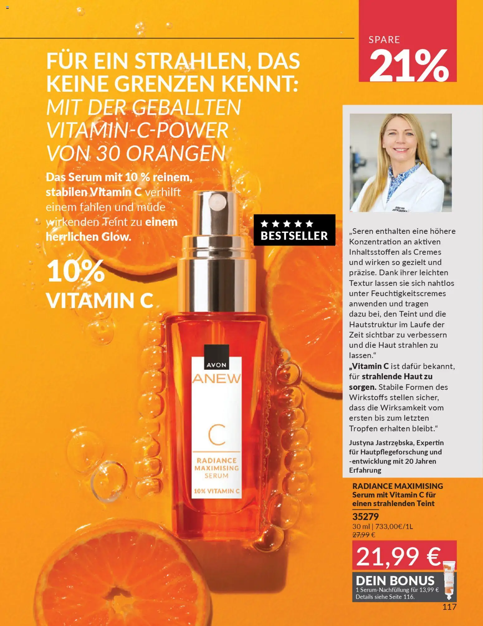 AVON Katalog Januar 2026 – gültig ab 01.01.2026 | Seite: 119 | Produkte: Orangen, Serum