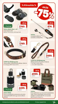 Fressnapf Akciós újság - amely érvényes a következő dátumtól: 08.01.2026 | Oldal: 14