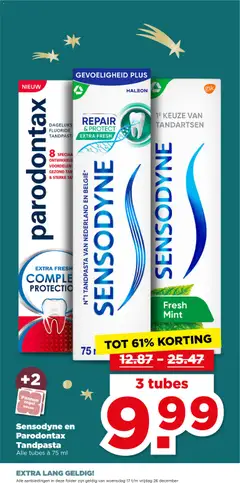 Sensodyne en Parodontax Tandpasta, Alle tubes à 75 ml - Voorbeeld van een folder van Plus, geldig van 17.12.2025 | Pagina: 43 | Producten: Tandpasta, Livre pour enfants